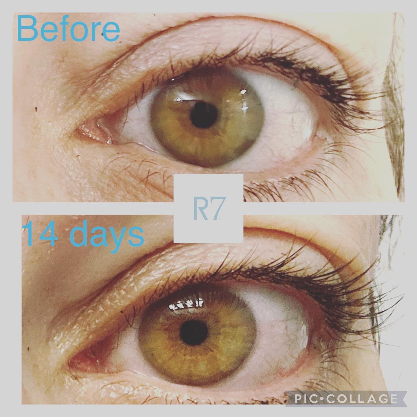 My results in 14 days with the @revive7science mascara! My lashes are softer/thicker/longer! $49 plus taxes for the mascara! DM us or come by the salon @finsalonsk #longerlashes #revive7 #mascara #natural #7activeingredients