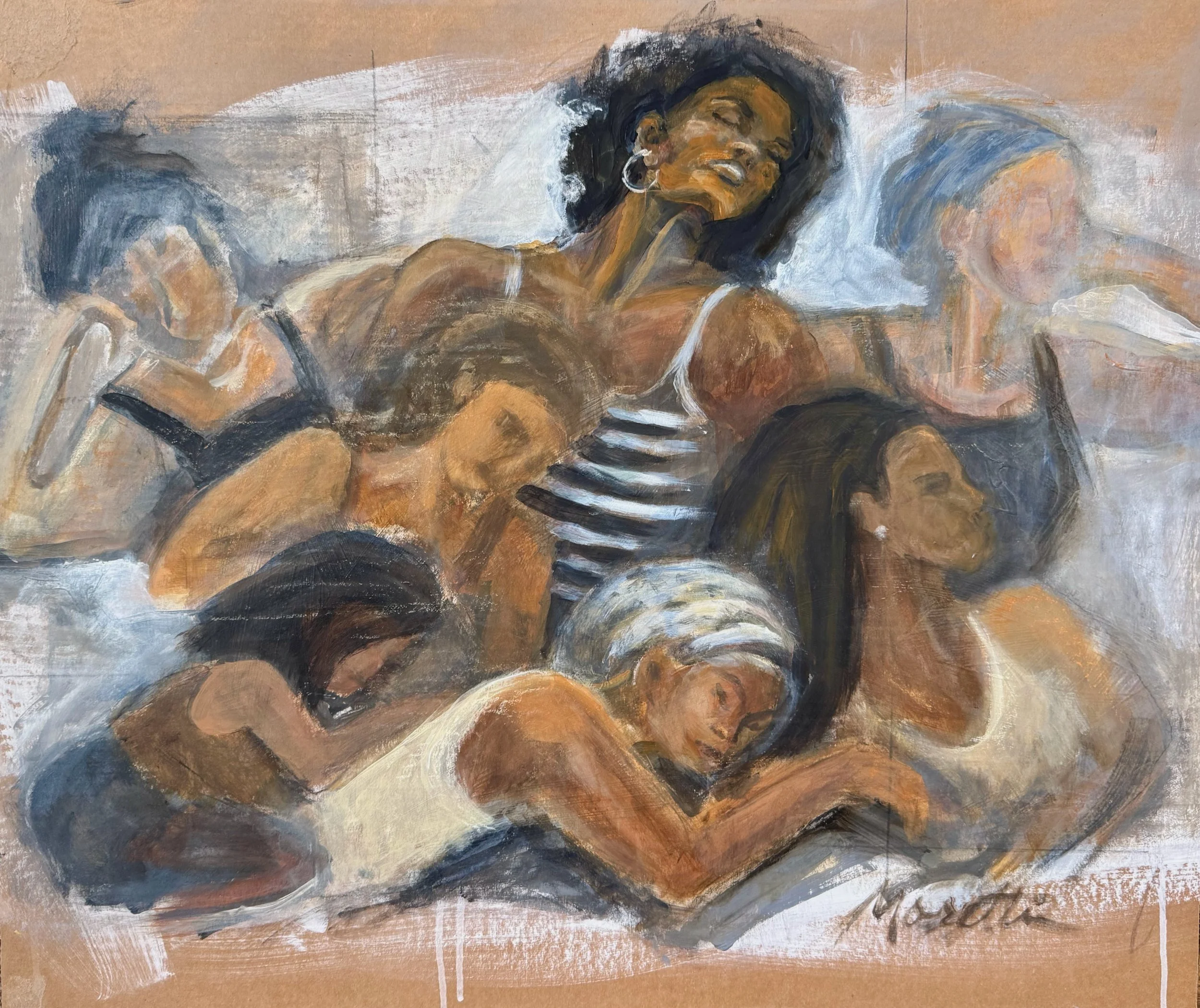 COLLECTED, Mixed Media, 24X28  