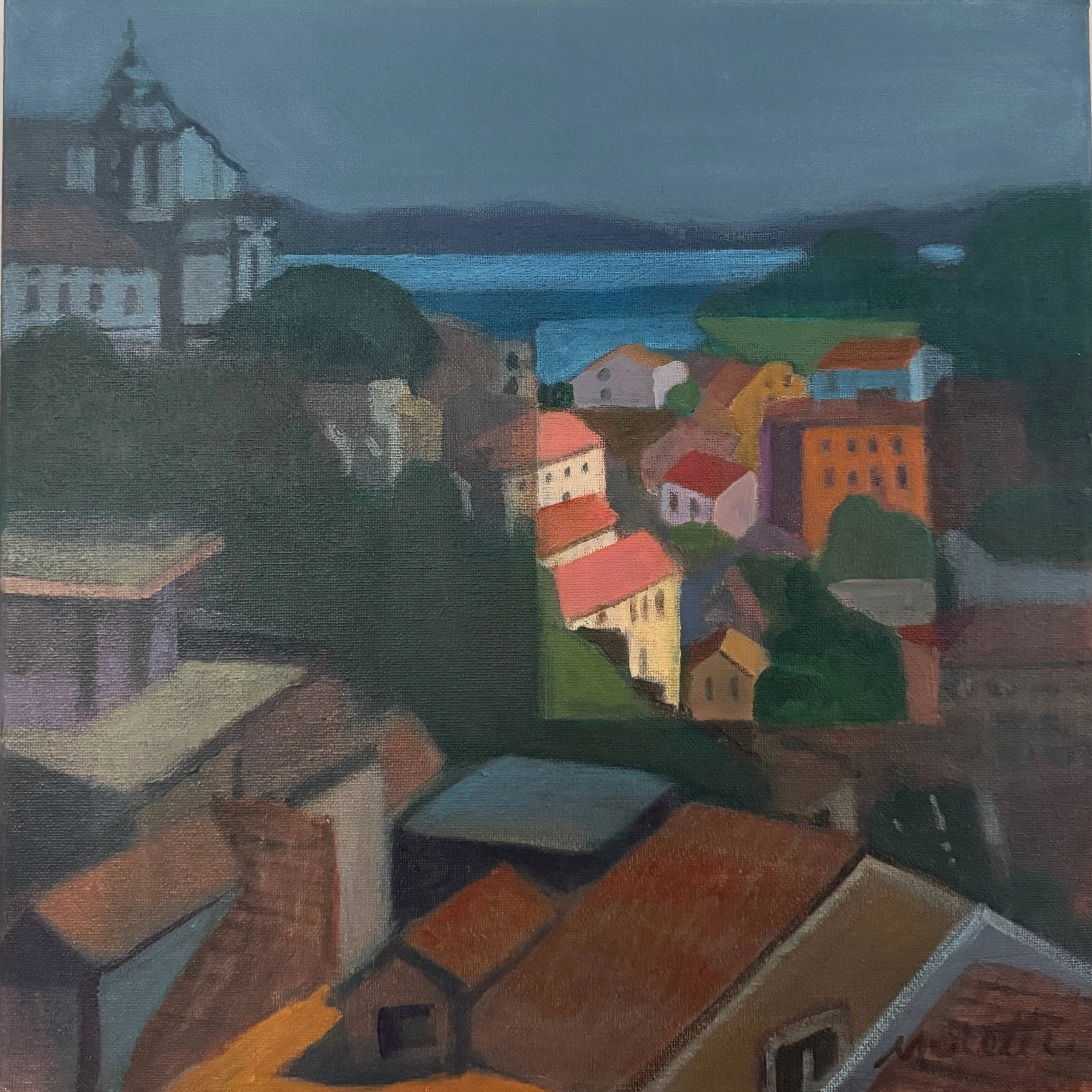 POV Lisboa-Acrylic on Canvas -14x14