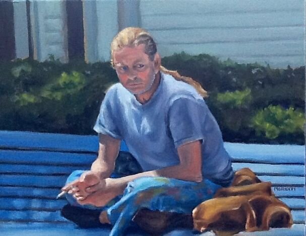 "Could be Kevin" - 9 X 12 - Oil on canvas