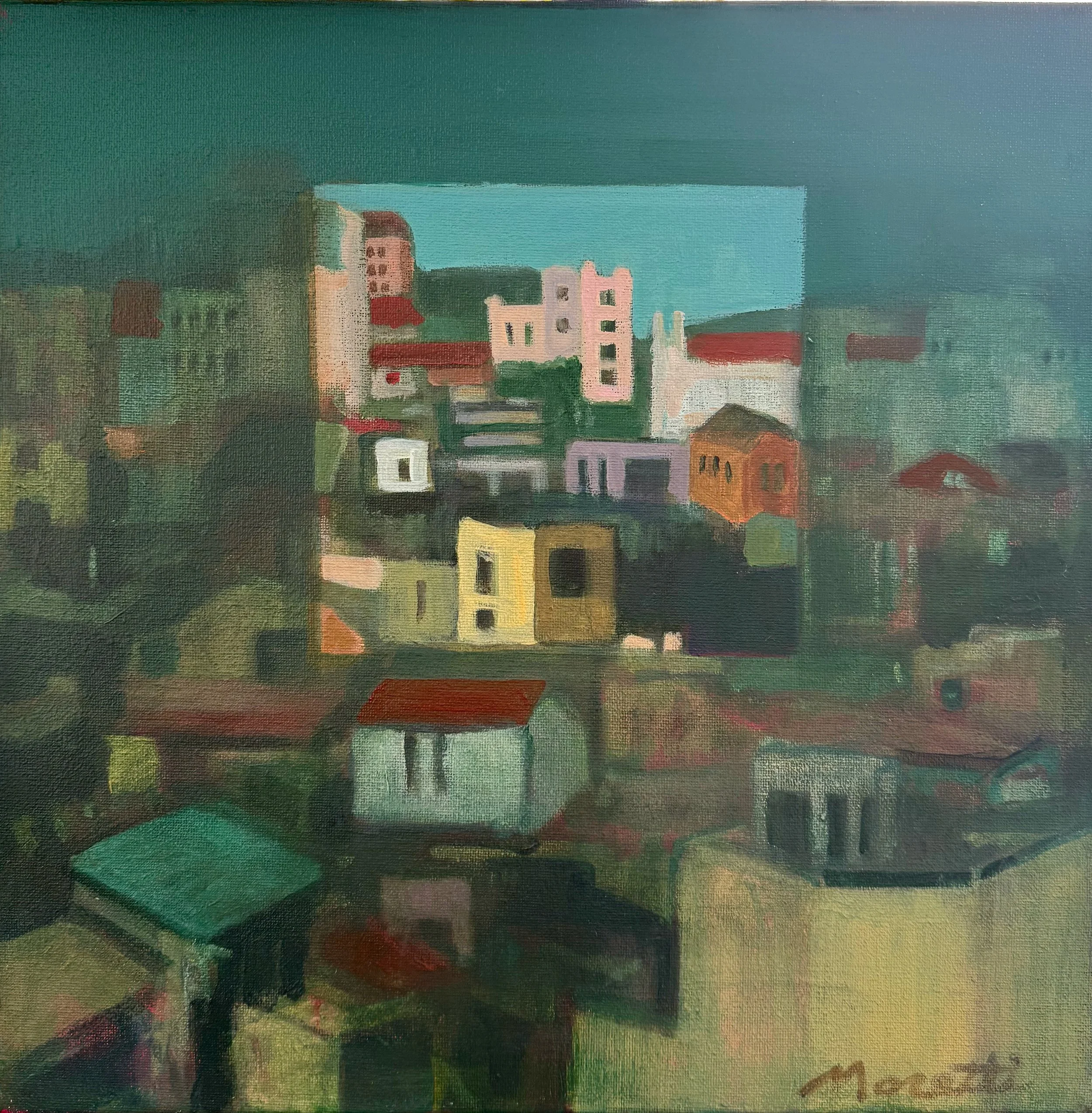 POV Hoan Kiem_Acrylic on Canvas 14x14
