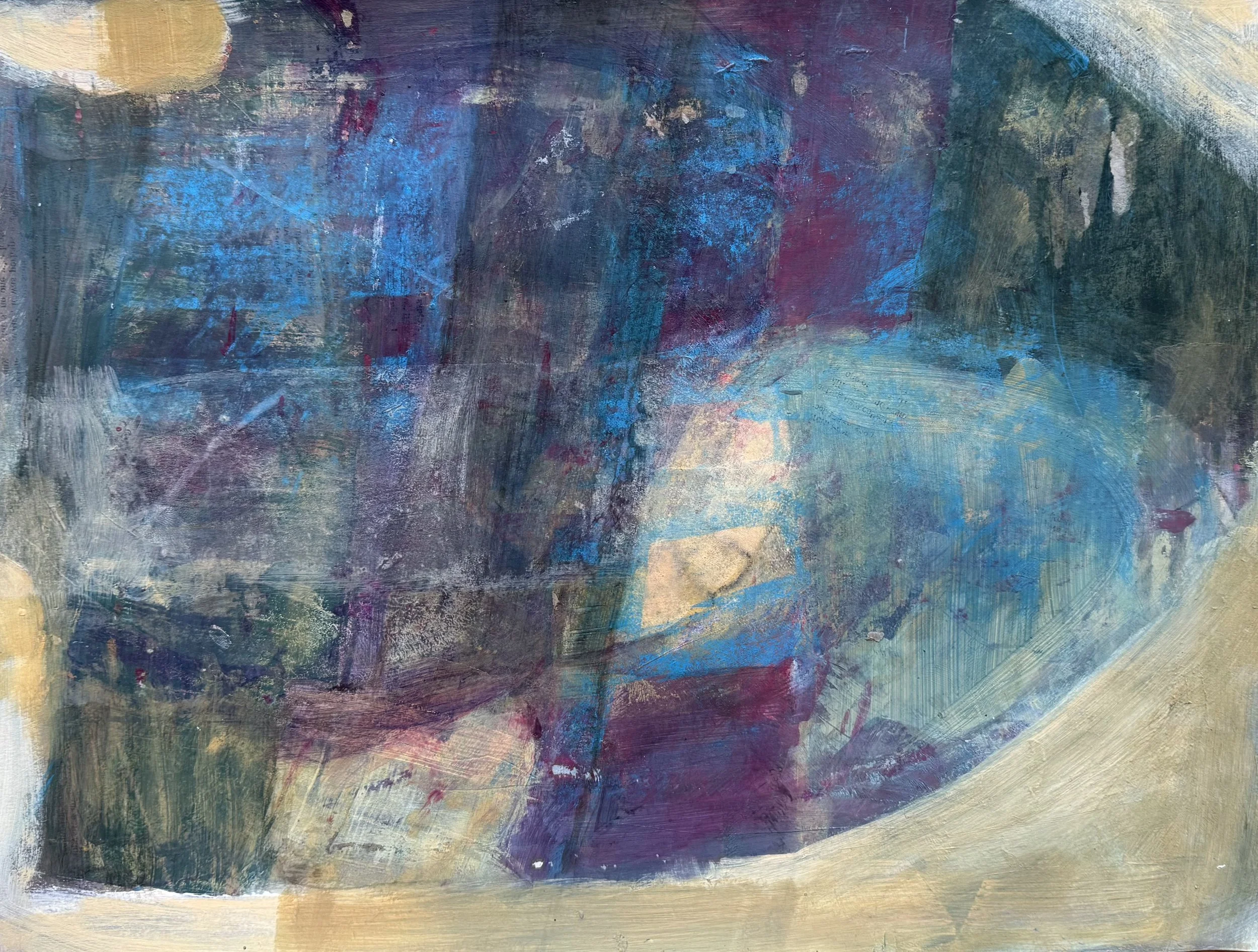 Untitled 16 x 12", Acrylic on Paper