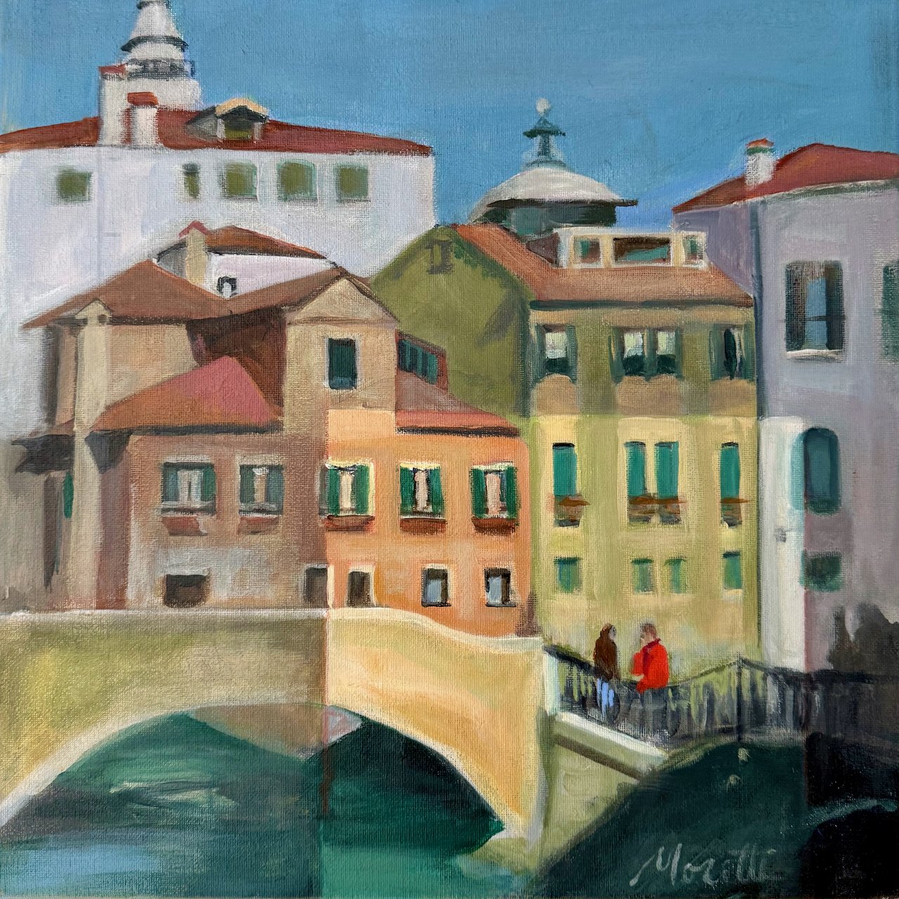 POV: Venice, Acrylic on Canvas, 14X14