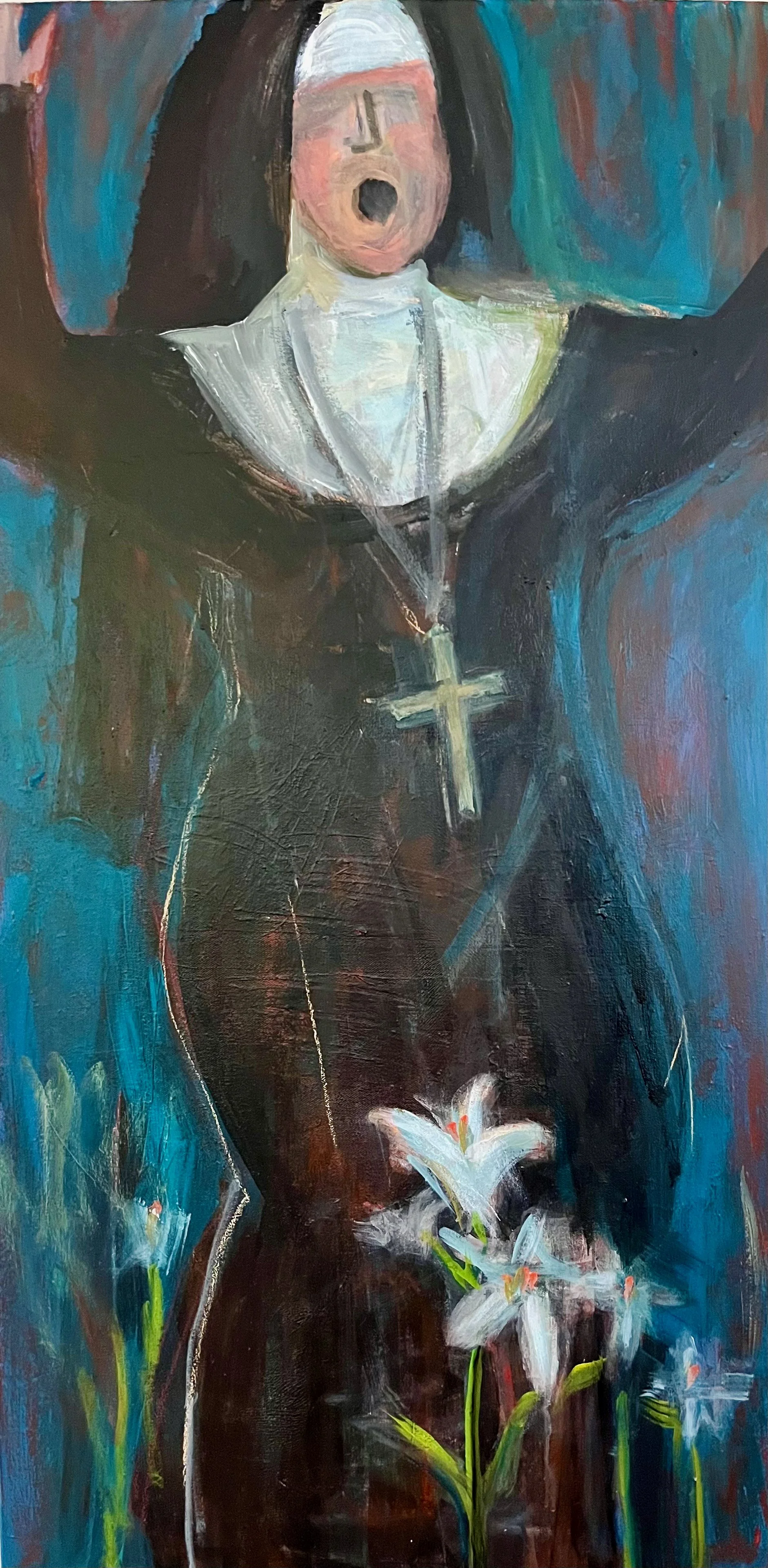 "Excommunition" - 36 X 24" - Acrylic on Canvas