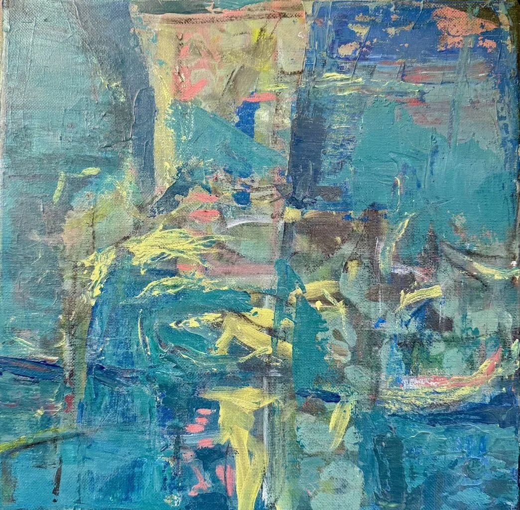 Limited Values, 16 x 12", Acrylic on Paper