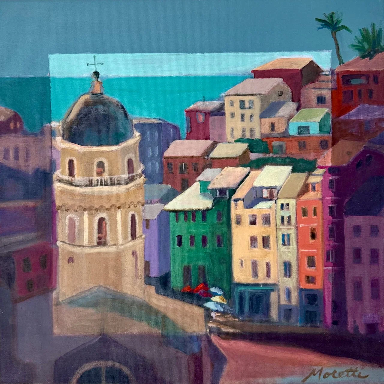 POV: Venice, Acrylic on Canvas, 14X14
