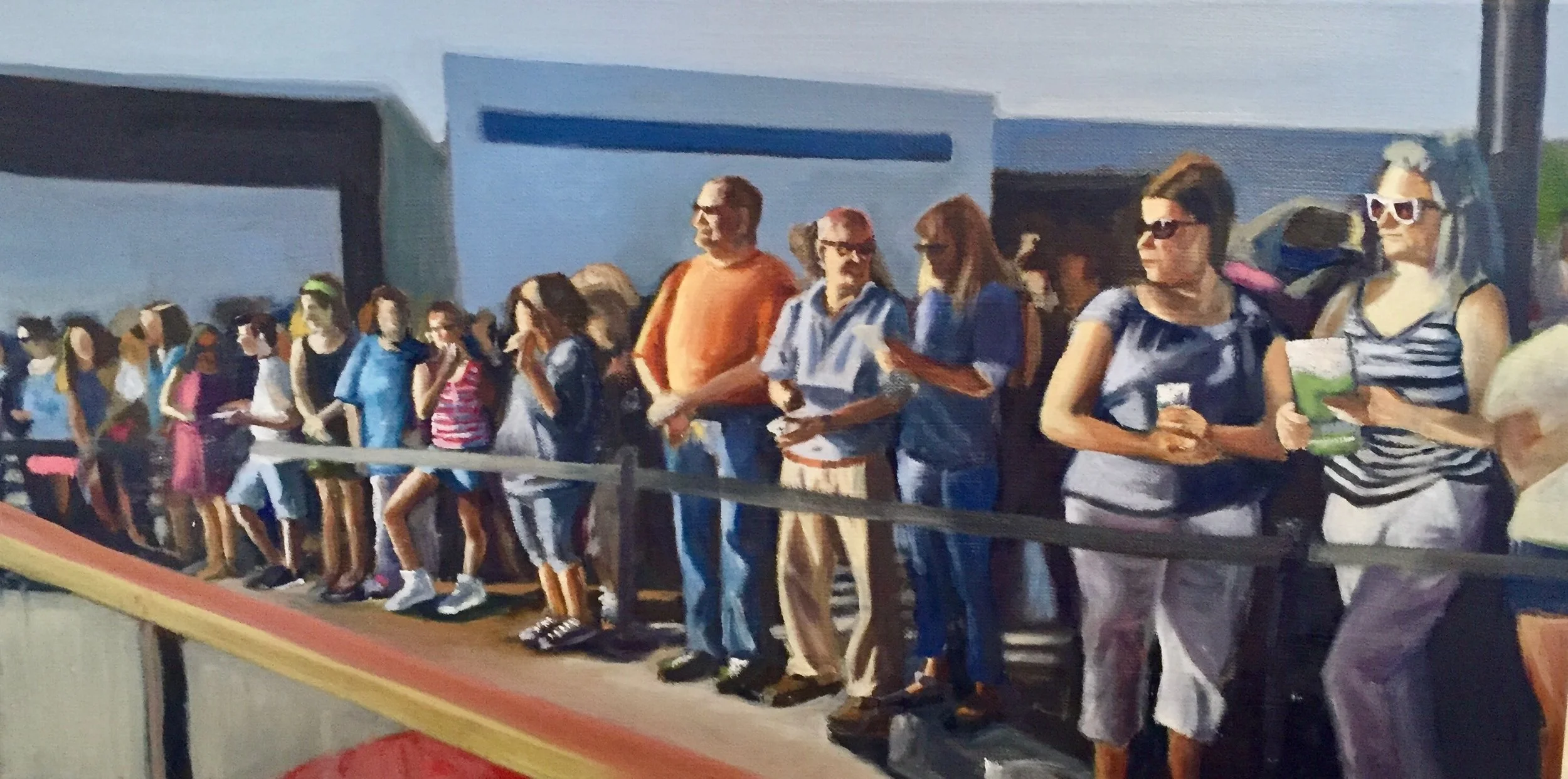 "Anticipation" 12 X 16", Oil on Canvas