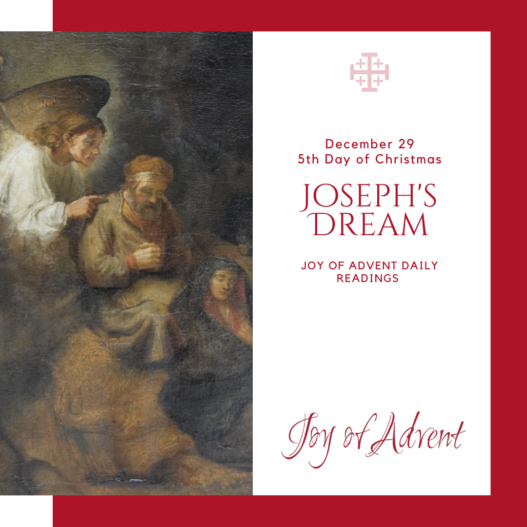 5th Day of Christmas: Joseph’s Dream