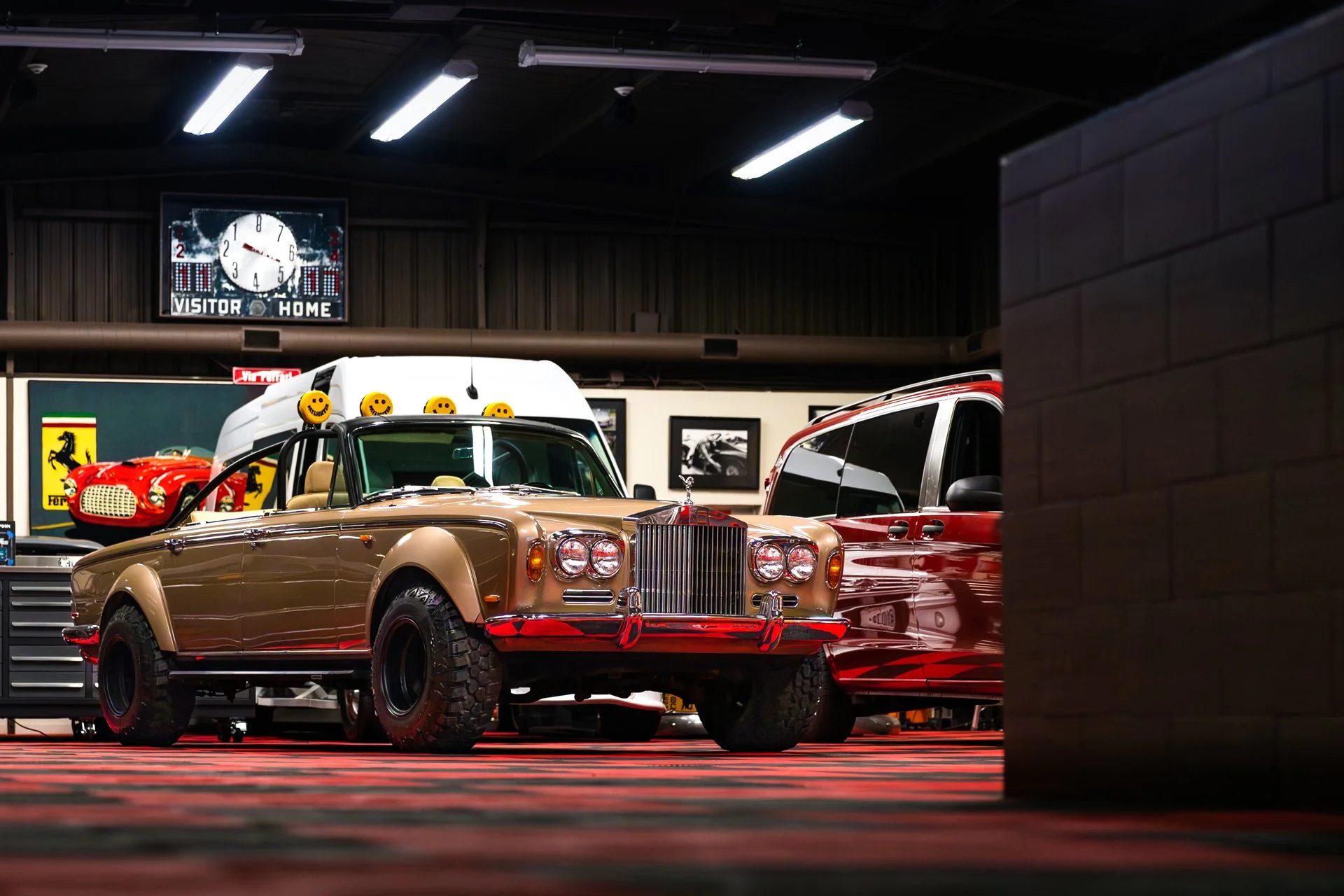 Bad Bunny's off-road convertible Rolls-Royce at Wires Only shop