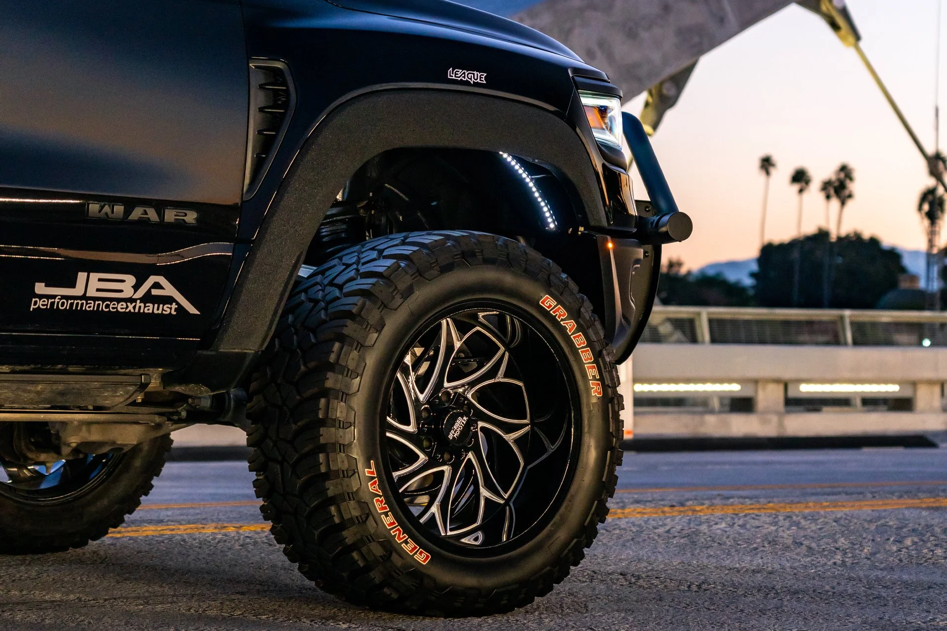 Apocalypse 6x6 RAM TRX on General tires in Downtown Los Angeles