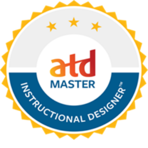 ATD Master Instructional Designer badge with stars