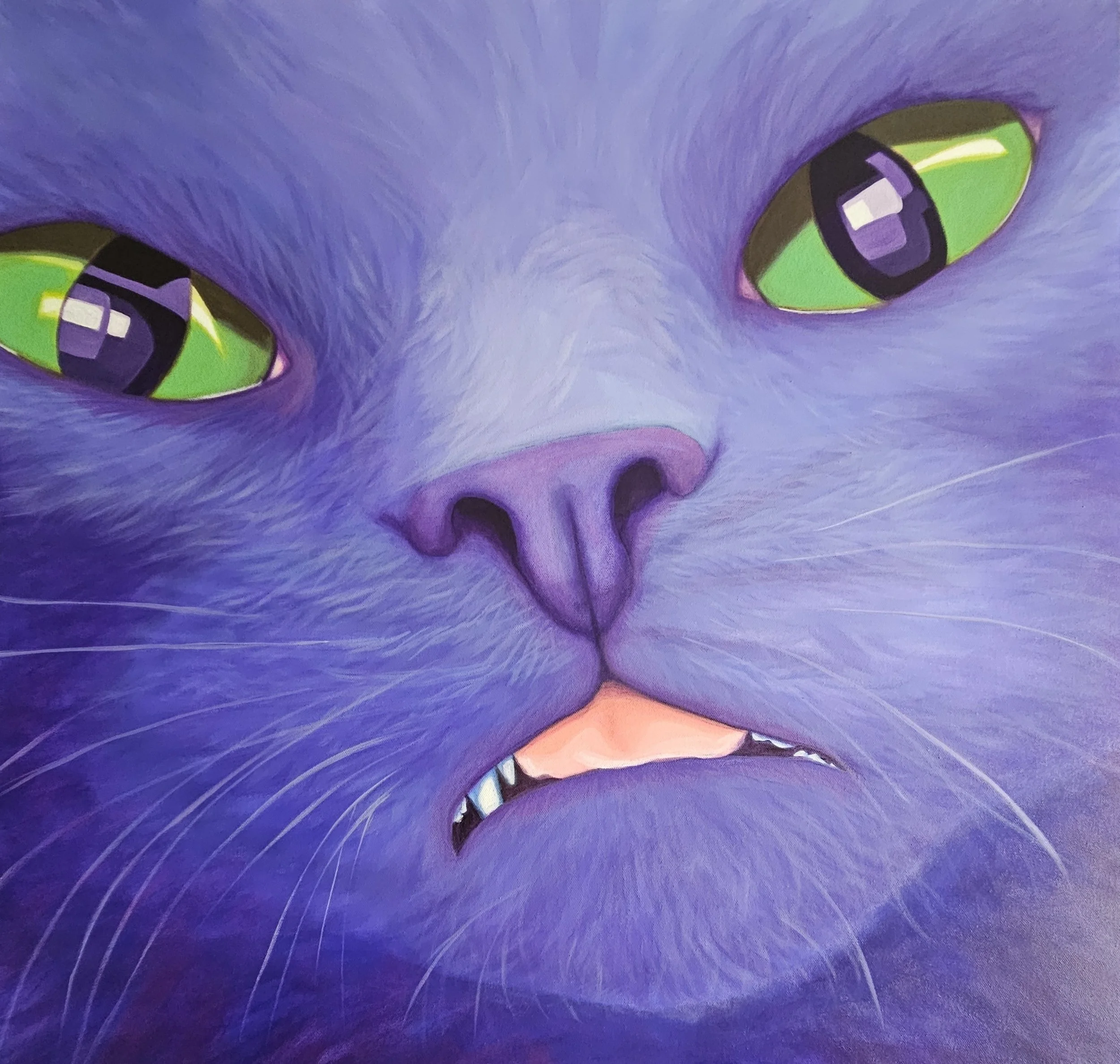 "I Thought It Was Friday", Acrylic on canvas, 30"x30", framed