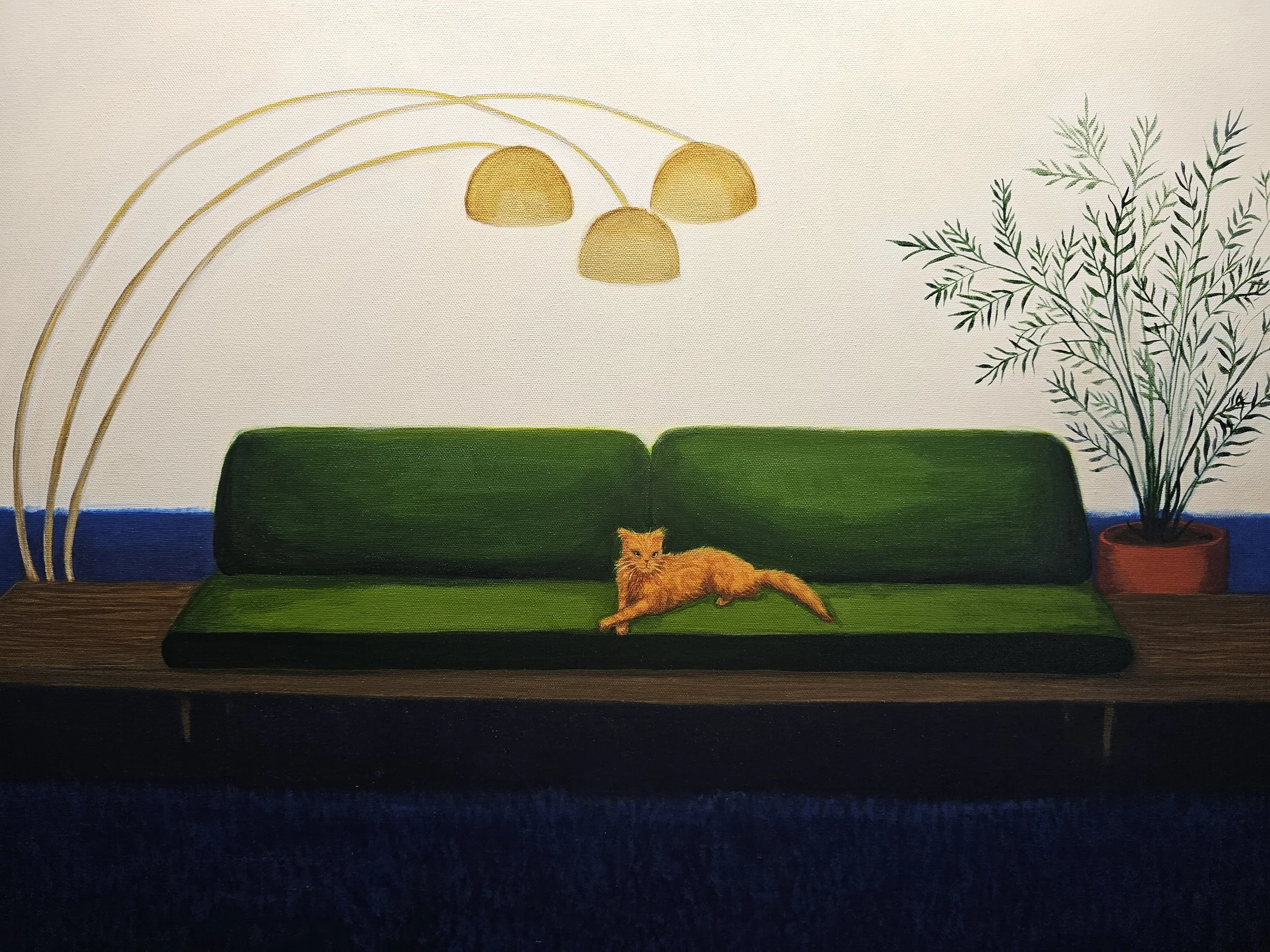 "Always Center Of Attention", Acrylic on Canvas