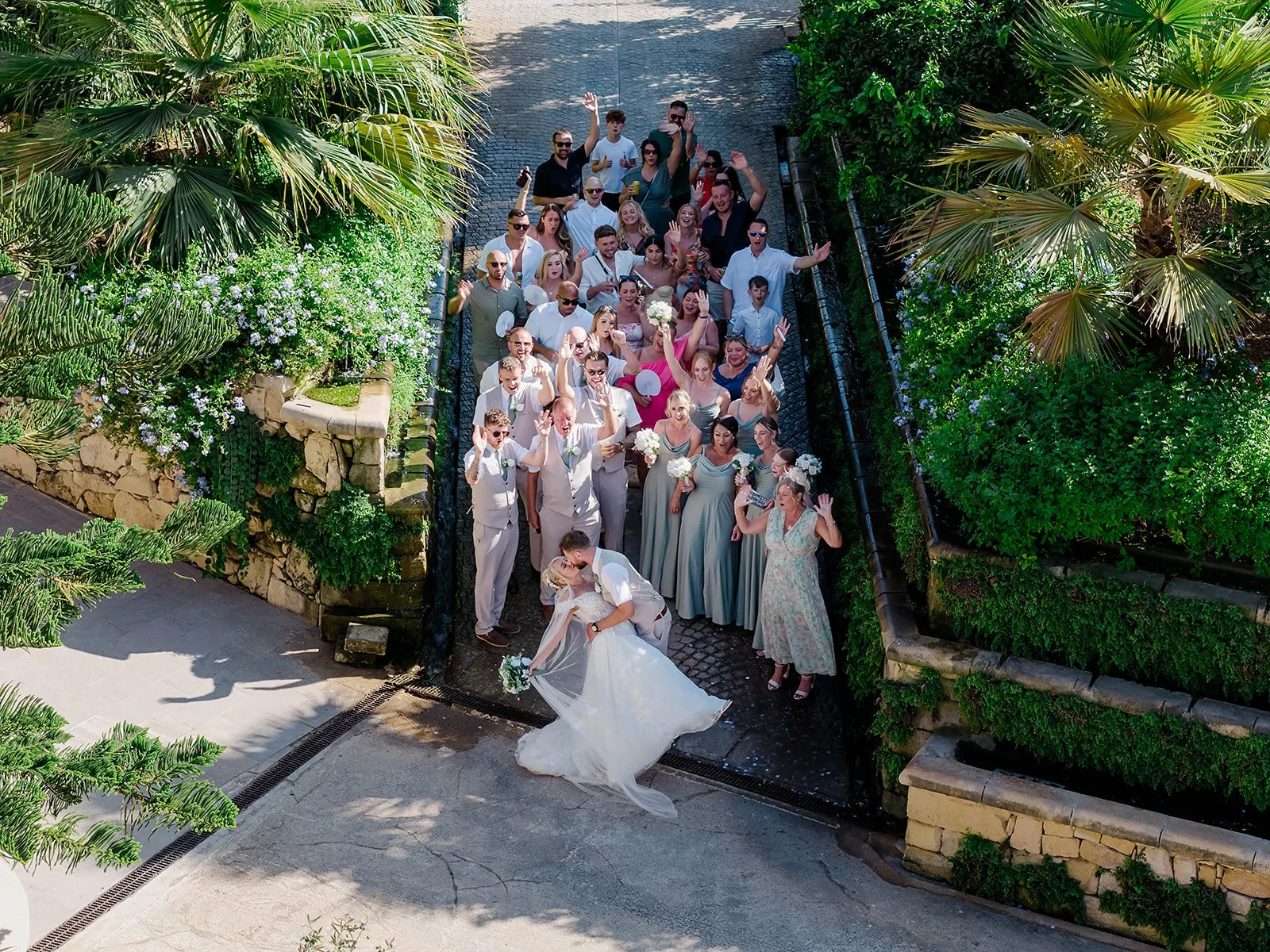 Rachael &amp; Luke - Waterfall Gardens - Malta