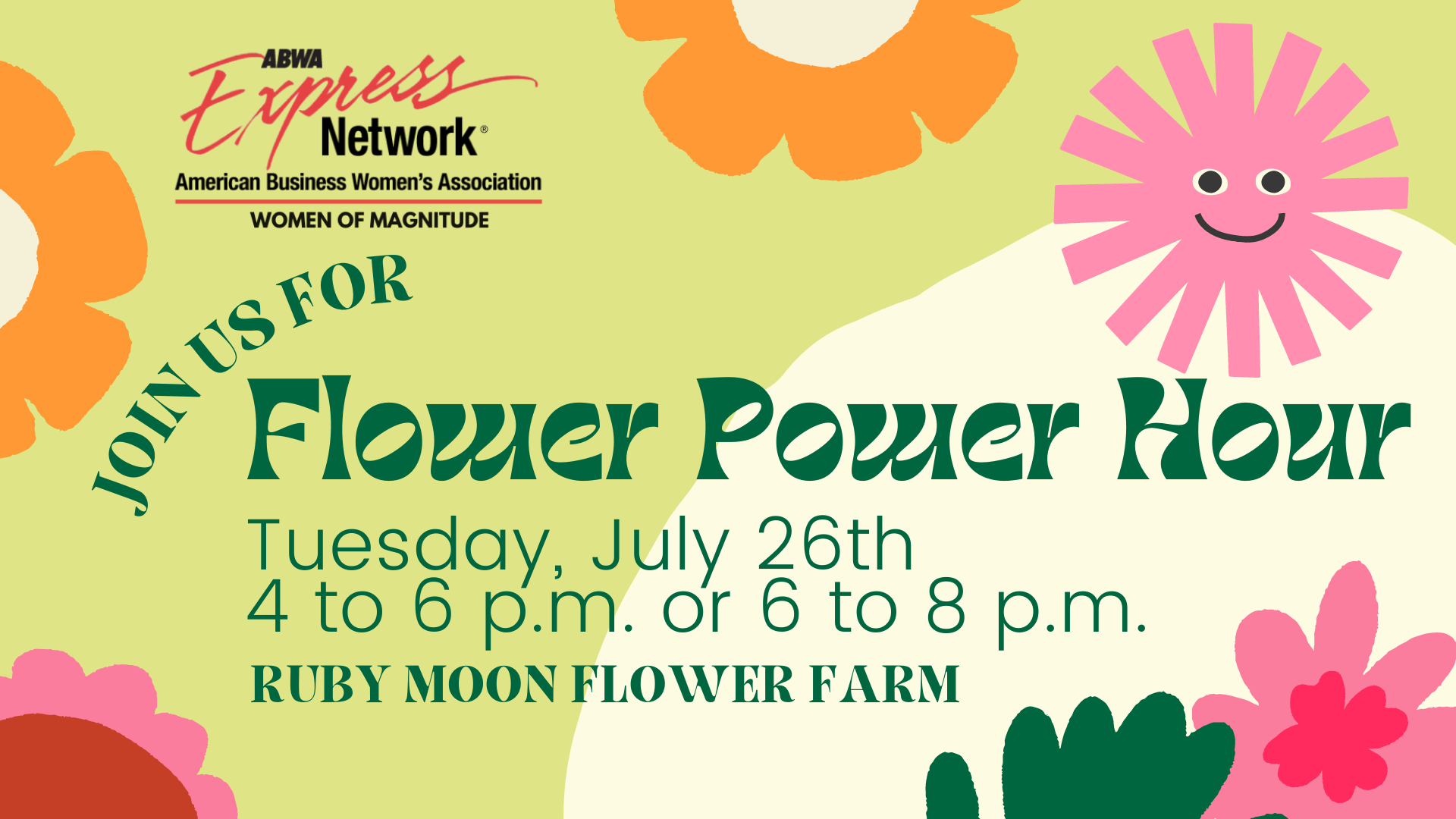 Flower Power Hour Event