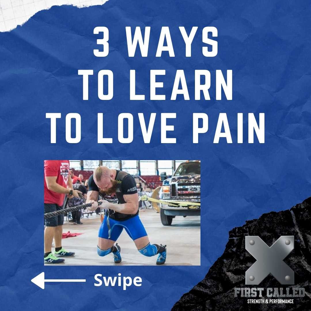 🚑 𝐃𝐎 𝐘𝐎𝐔 𝐋𝐎𝐕𝐄 𝐎𝐑 𝐑𝐔𝐍 𝐅𝐑𝐎𝐌 𝐏𝐀𝐈𝐍?⁣
⁣
Pain is going to come to us all eventually. With the demands of strength sports, it might meet you sooner than you think. Injuries, aching muscles, and hard training are bound summon pain. Whe