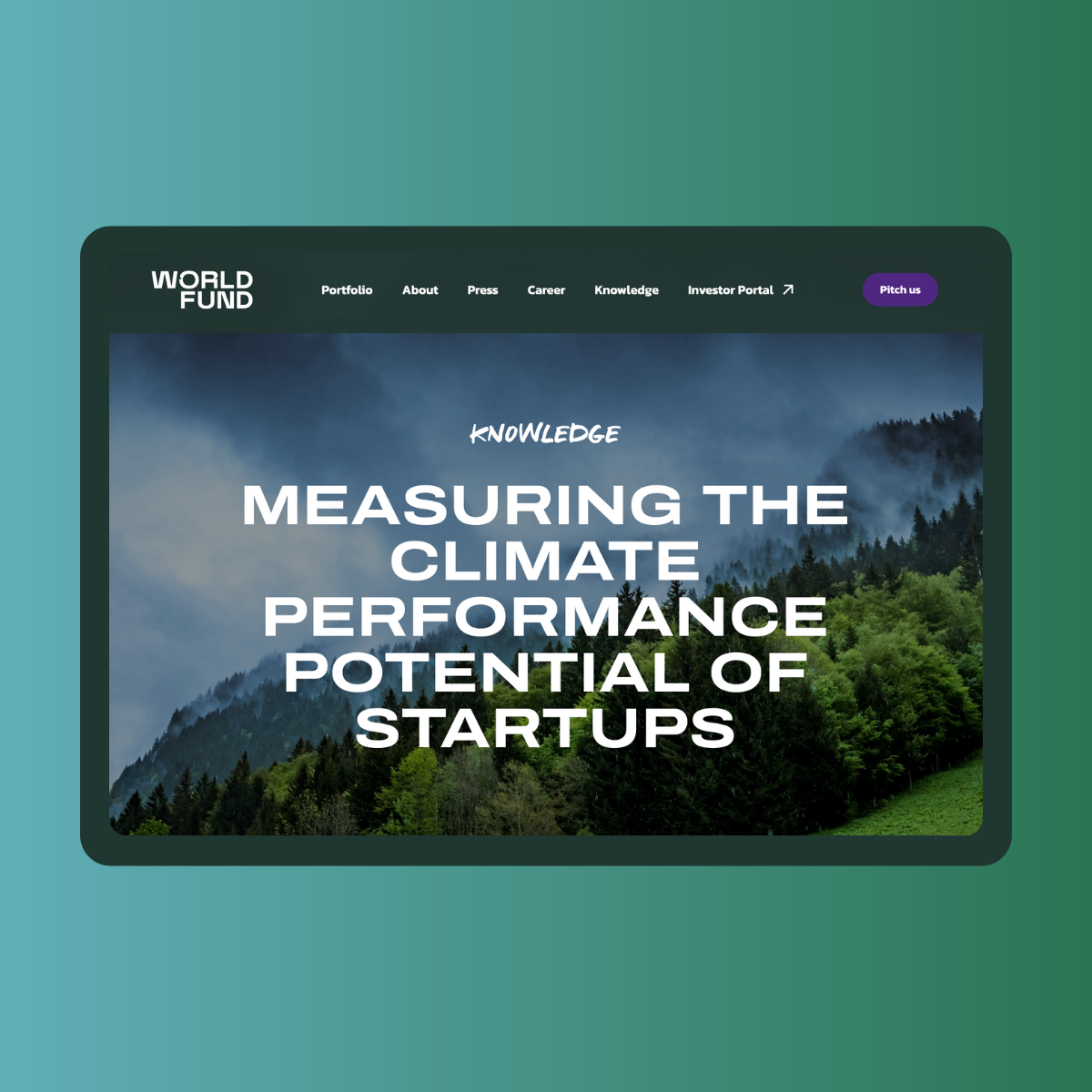 Measuring the climate performance potential of startups