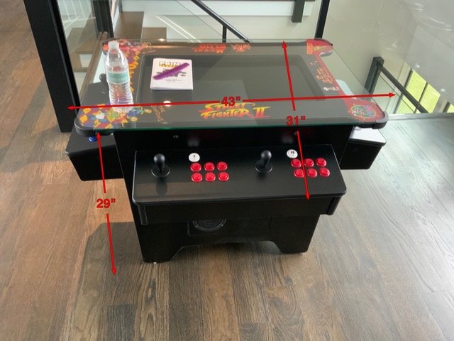 Amazon PRIME Arcade Street Fighter Video Arcade Cocktail Table multicade cocktail arcade game machine