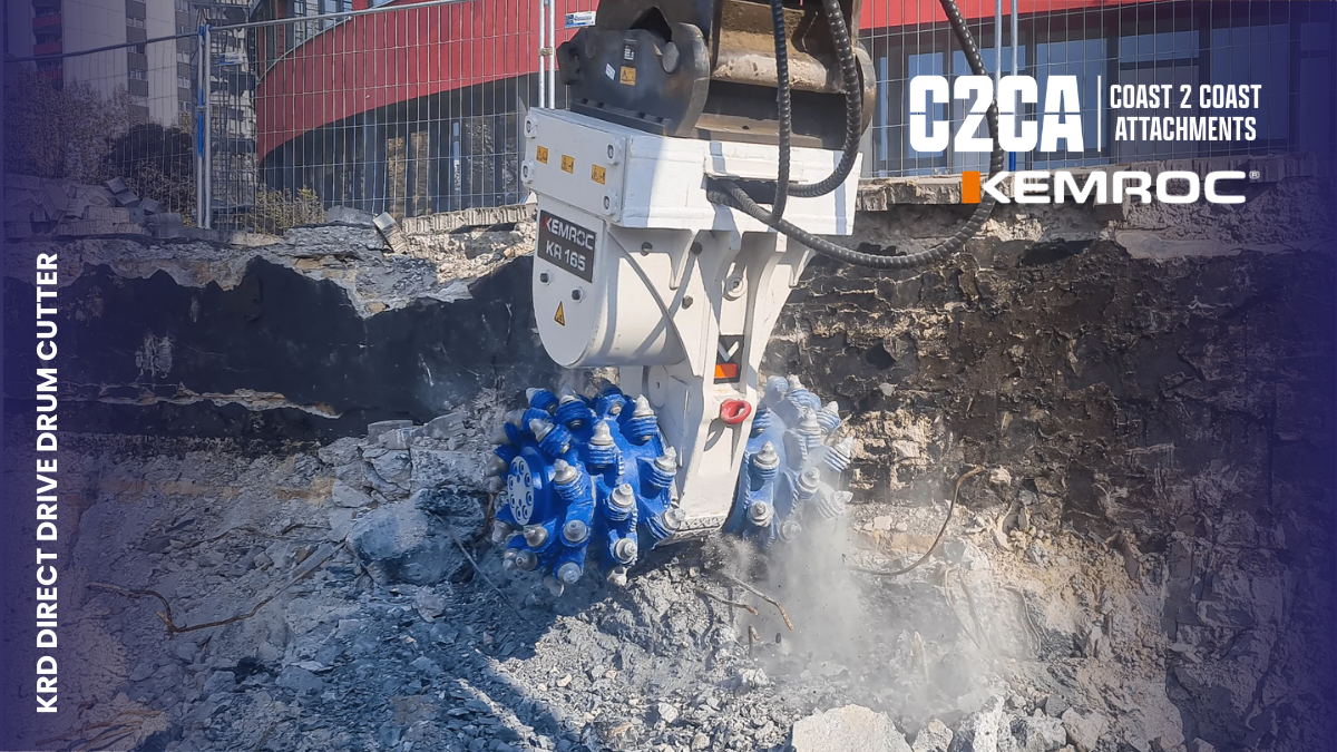 Choosing the Right KEMROC Drum Cutter for Australian Demolition Projects: EKT, KR, or KRD?