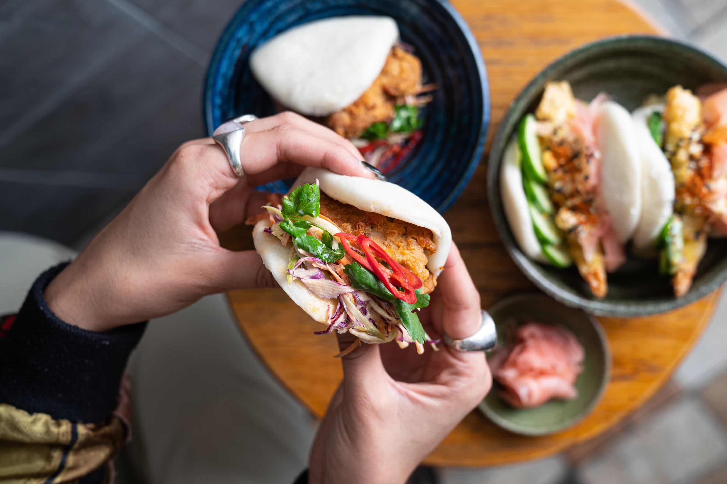 Vietnamese bao buns