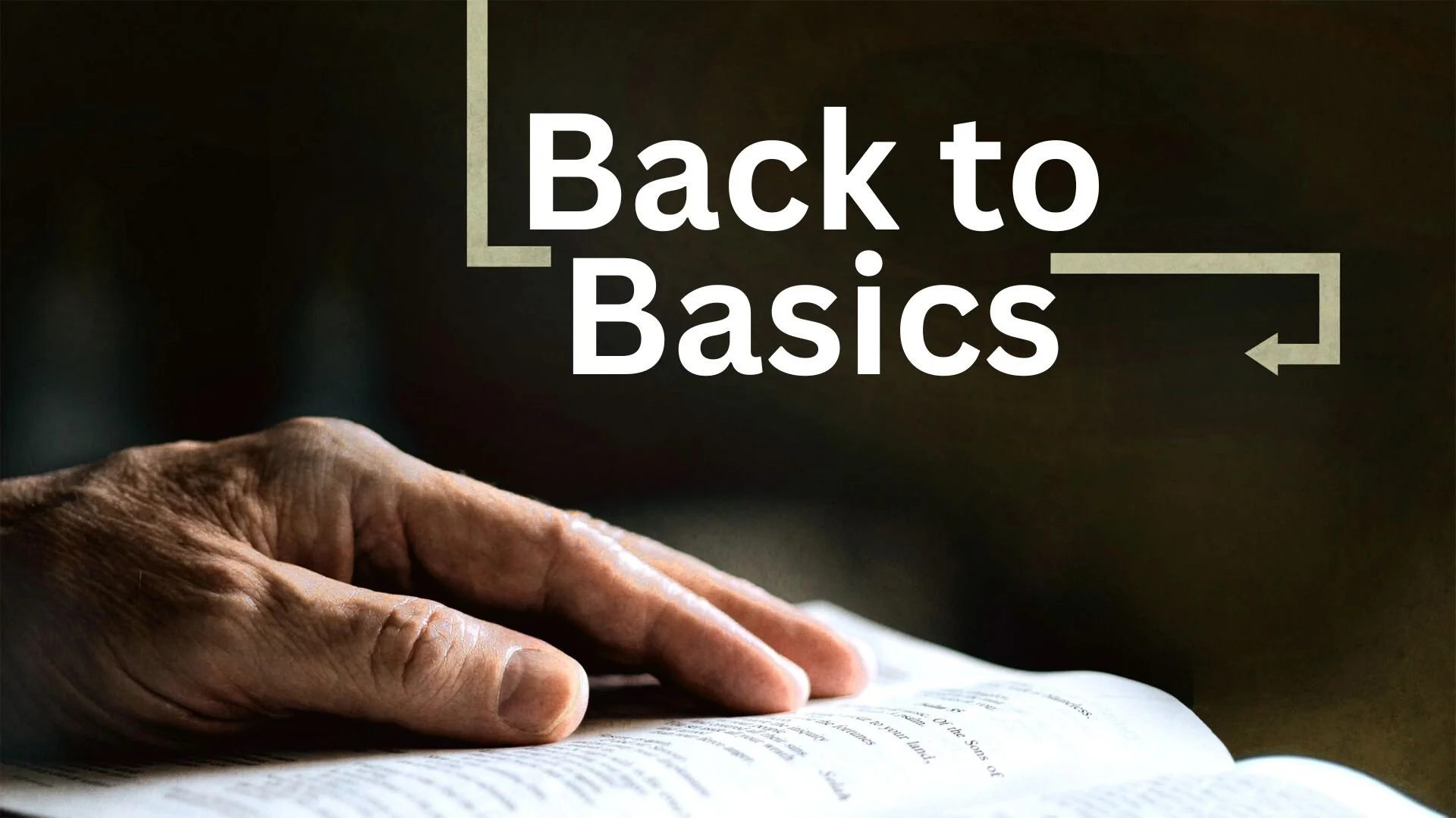 Back to Basics - Part 1