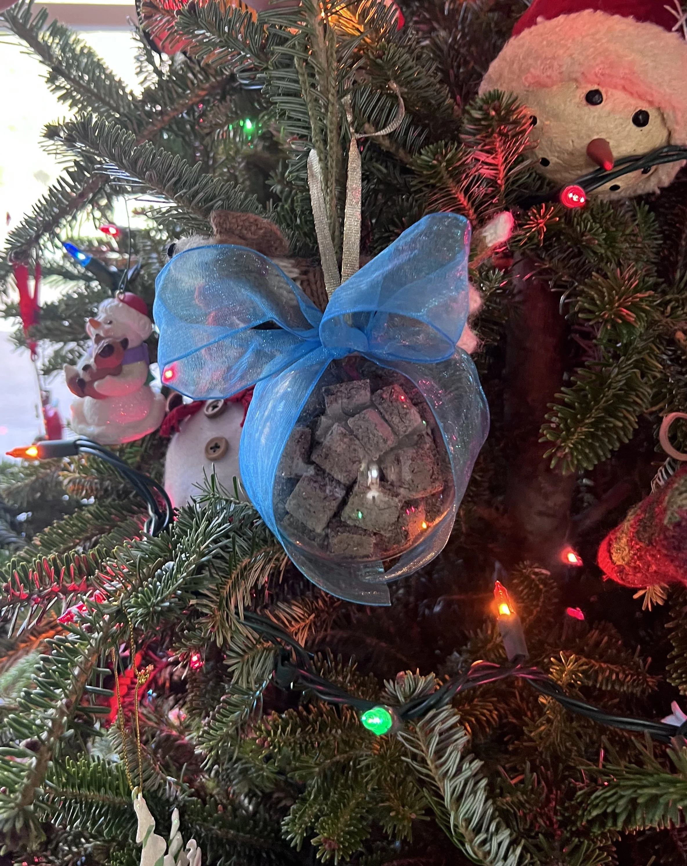 Holiday Hanging Treat Ornament!  Apple-Berry Blues