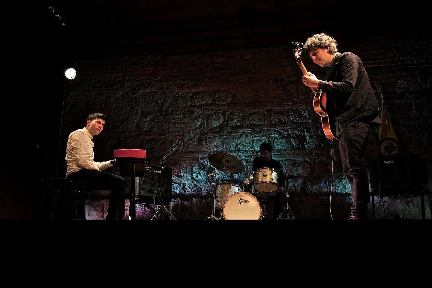 FLC Organ Trio at The Colombia National museum: Oscar Caucaly, Francisco Frieri, and Abel Loterstein.