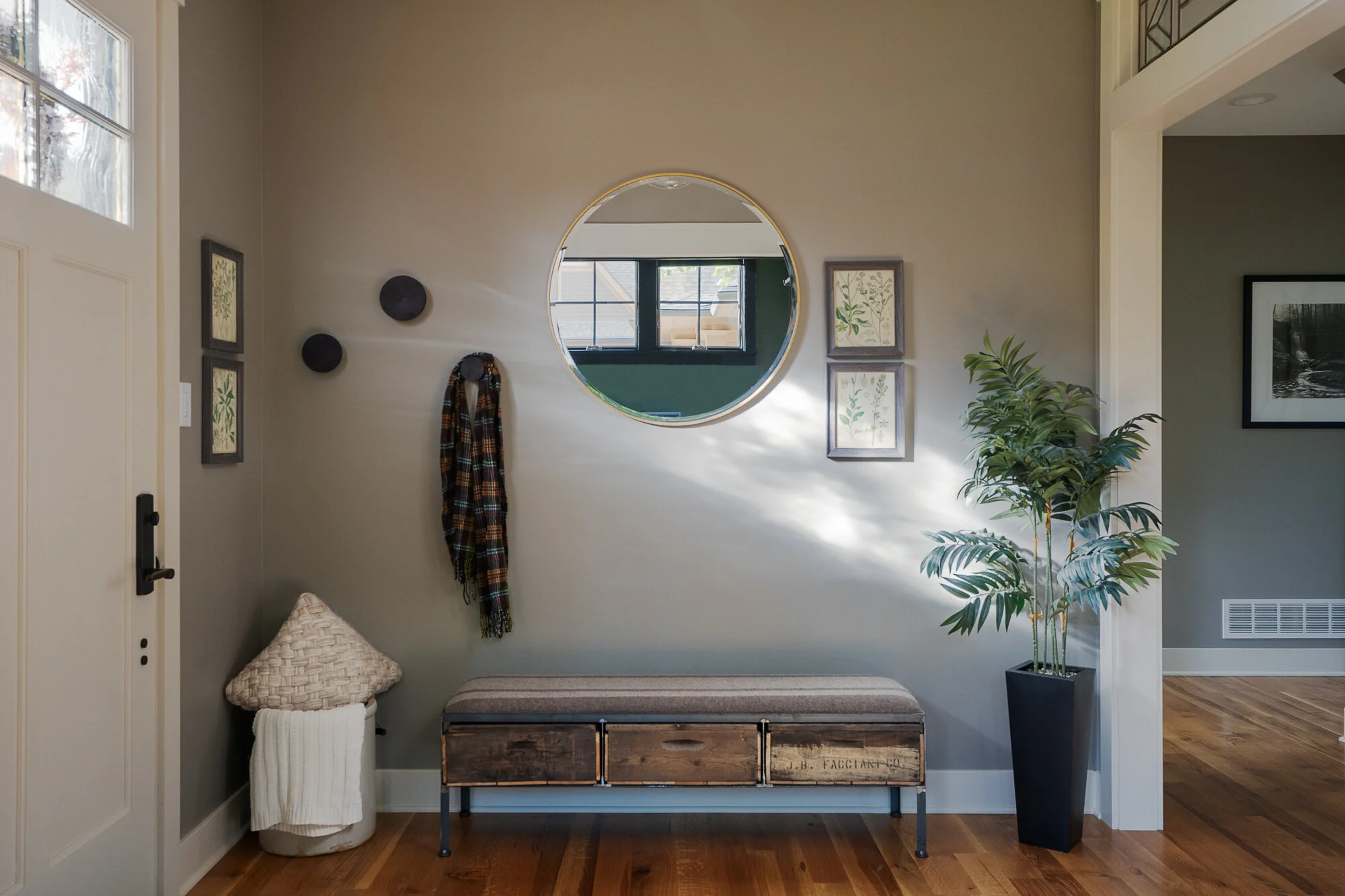Interiors photography of a contemporary foyer