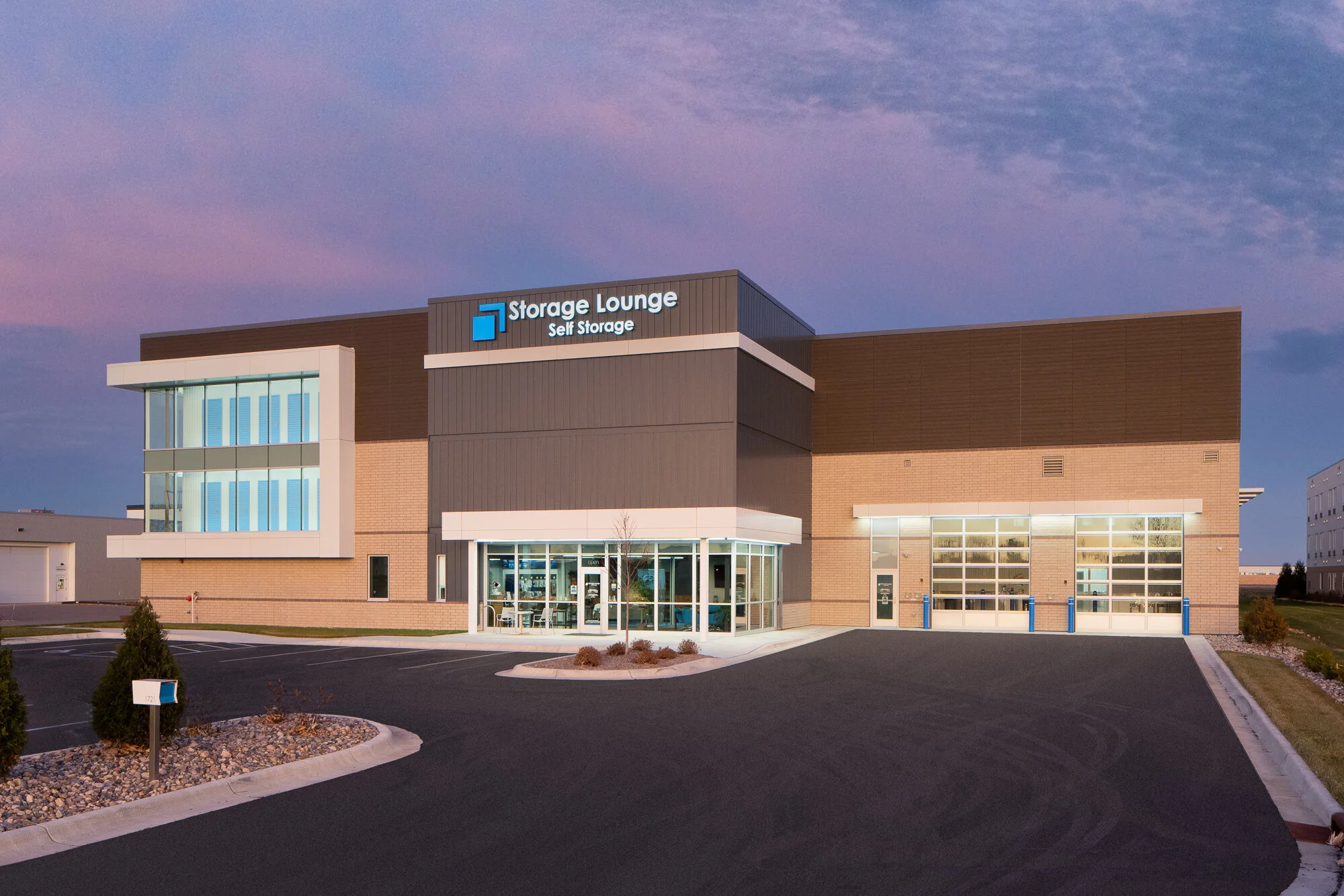 Architecturally designed storage facility in Mankato, MN