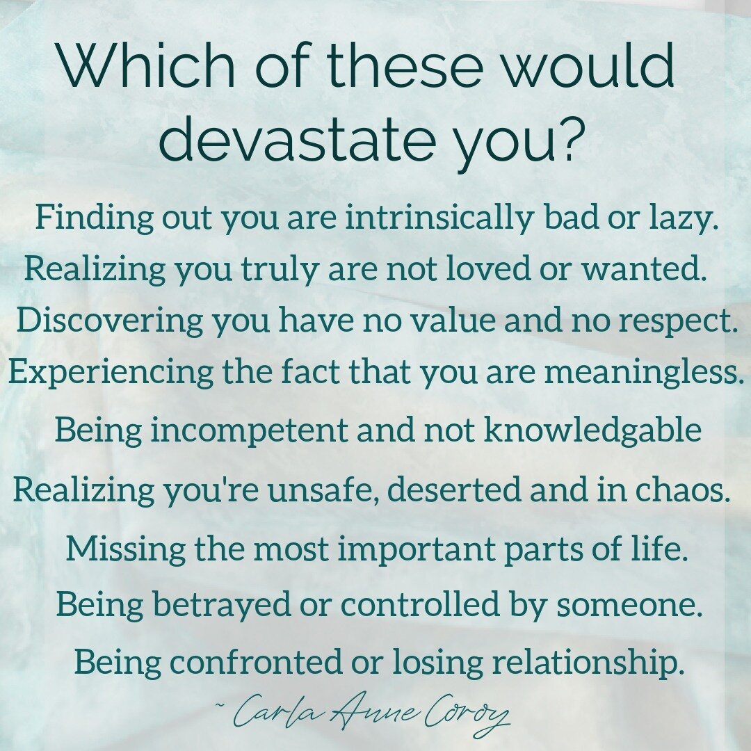 Which of these resonate with you!? (Vulnerable content: I resonate with the second last one... that's a biggie for me!)⁠
⁠
If you are looking to figure out your Enneagram Type... answering this question is just one part of getting closer to the answe