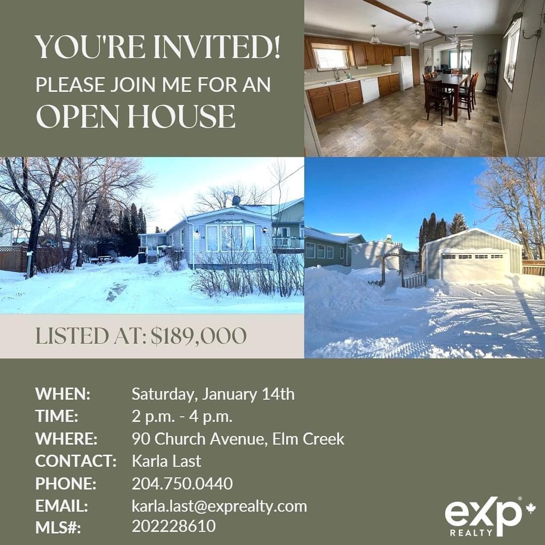 OPEN HOUSE and you are invited! All info is available in the photo or search MLS listing at realtor.ca. The MLS listing is 202228610.