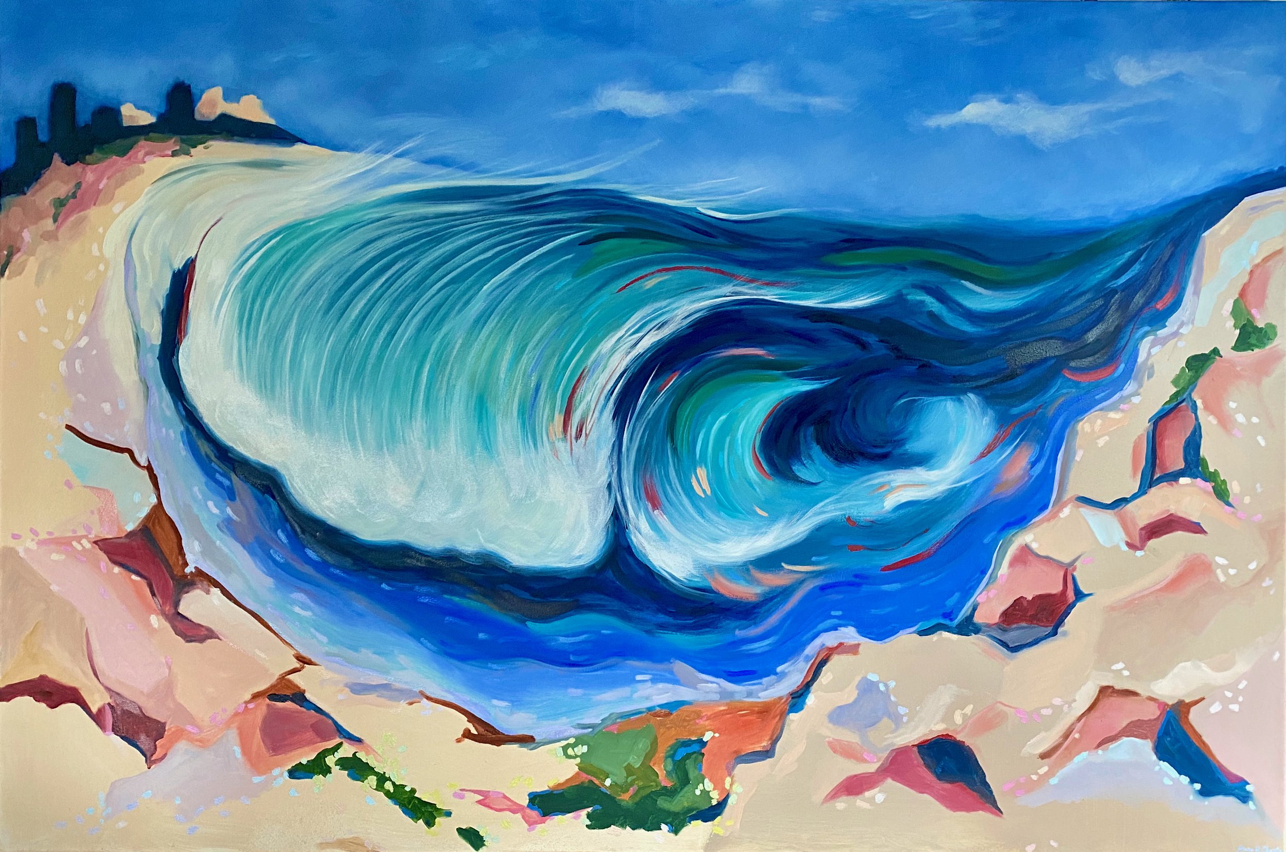 72" x 48" oil on canvas