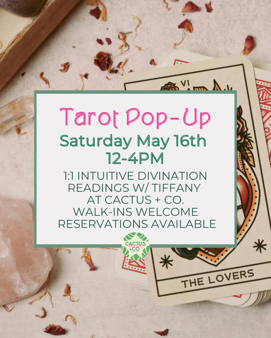 Tarot Pop-Up with Tiffany