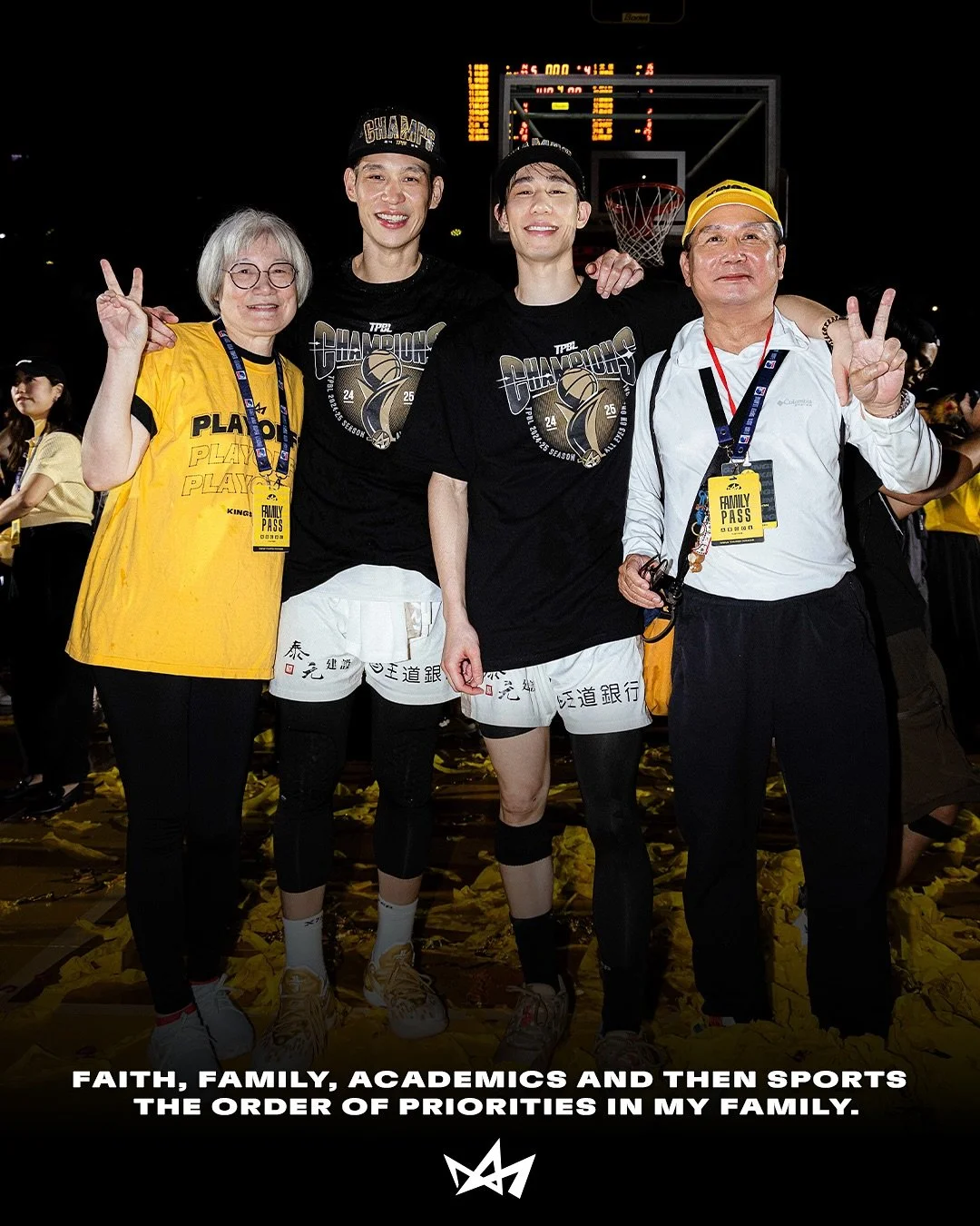 家人永遠是最佳的後盾,諸位也是 💛
#JLin7
#NewTaipeiKings
#CrownTheCity