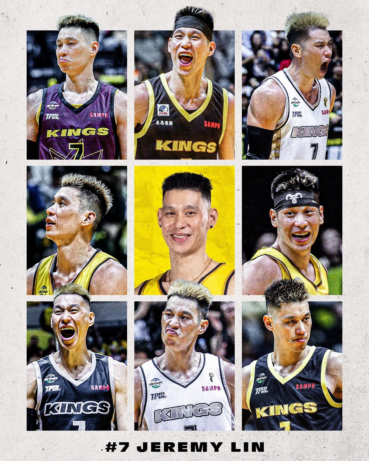 書豪的禁衛軍九宮格 👀

上了場就是真情流露，每一個表情都是展現享受籃球的氛圍，回顧過去 2 個賽季書豪場上的各種表情，期待 12/28 與諸位一起見證 Jeremy 完美的 Ending 👑

🎫 購買城堡 12 月套票｜https://reurl.cc/W8qORZ

#NewTaipeiKings
#CrownTheCity
#TheReignDontStop