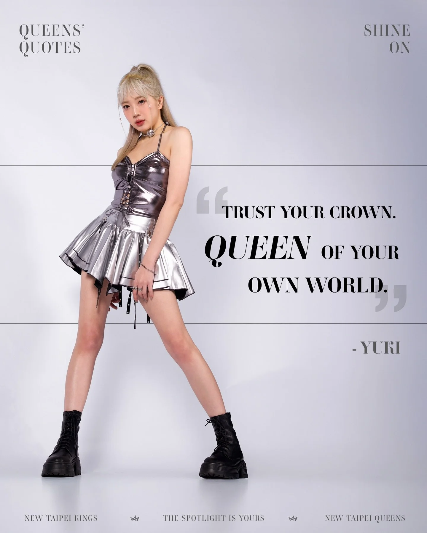 QUEENS&rsquo; QUOTES ✨

每個女王自信的光芒，來自她們精神與態度，在此分享給各位，5 位 QUEENS 的女王語錄 💄

Let&rsquo;s SHINE ON 🌟

🎫 3 月女王主題週門票｜https://reurl.cc/oYEXMl

#NewTaipeiKings
#CrownTheCity
#TheReignDontStop