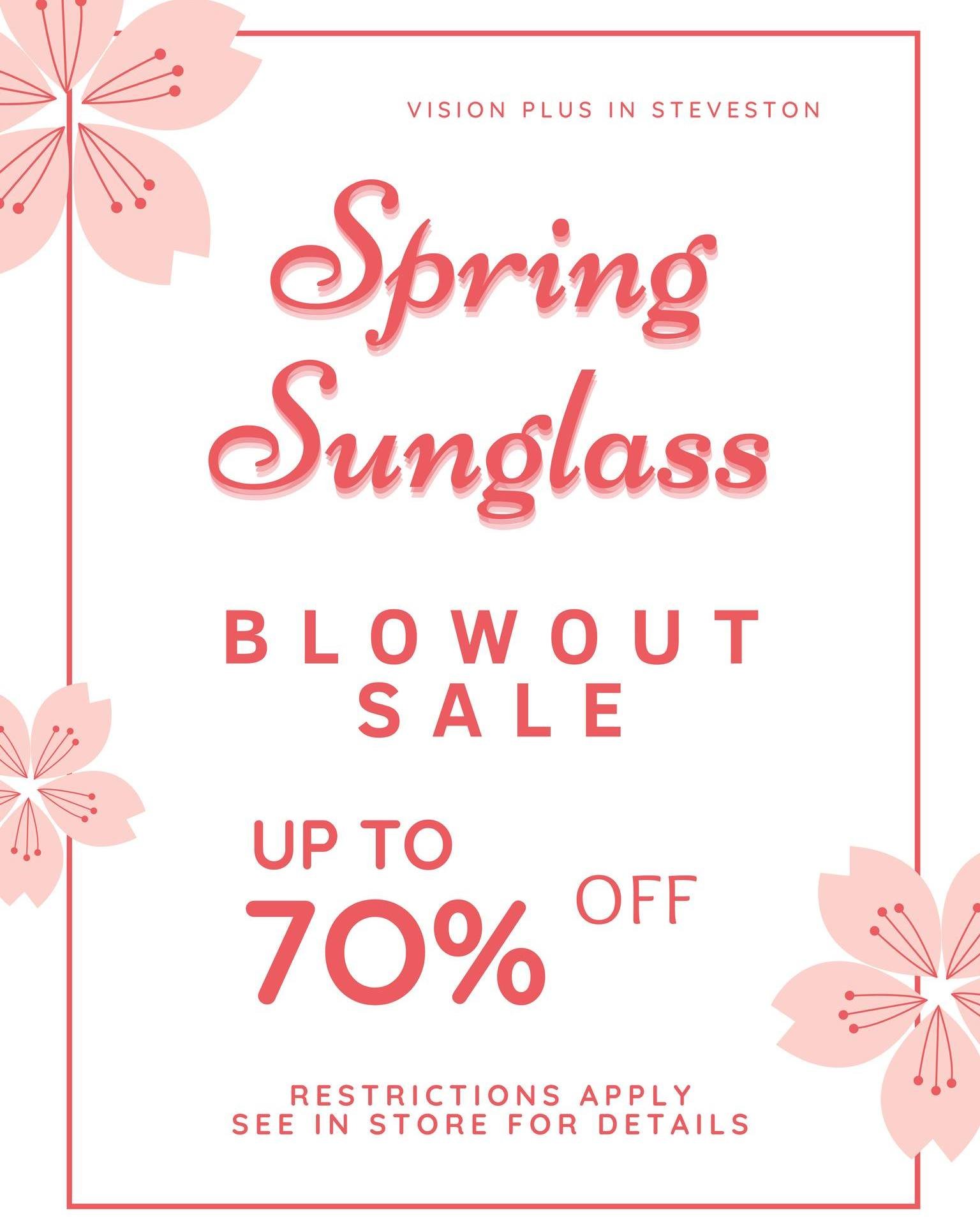 Sun is out now, so time to put your shades on! ☀️Check in store now for big savings on selected sunglasses!

#eyecare #optometry #contactlenses #vision #eyehealth #eyeexam #health #optometrists #optometristsofinstagram #optometriststoday #seegoodbyop