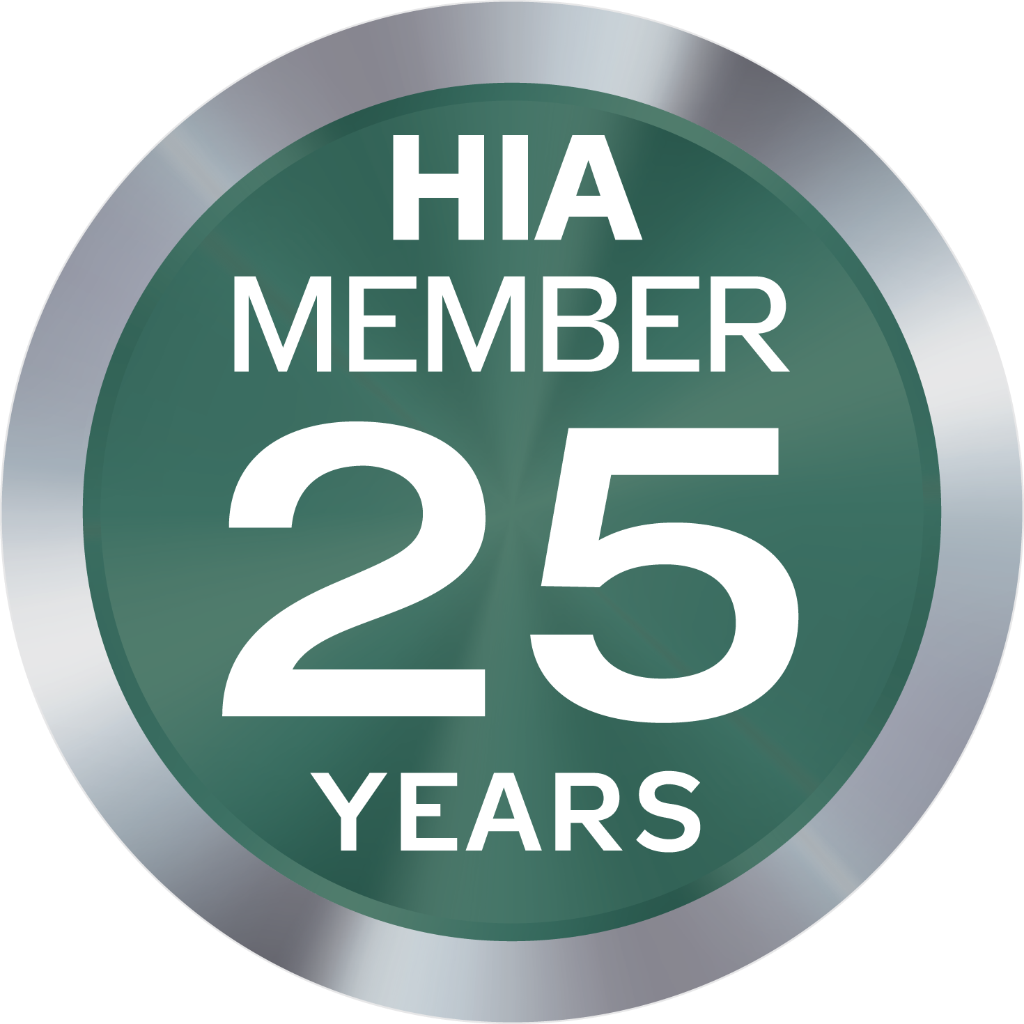 ACKNOWLEDGED FOR 25 YEARS WITH HIA