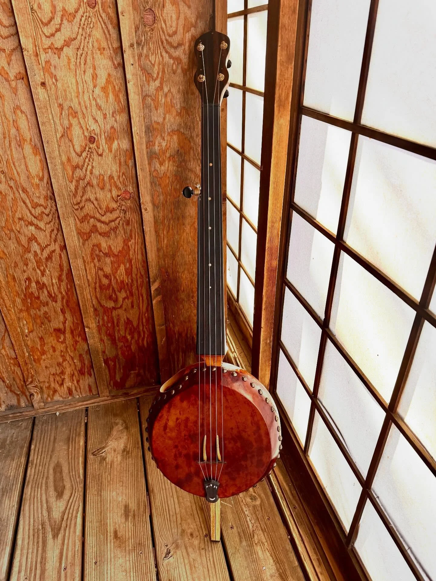 Here&rsquo;s number 13. This one is cherry with an ebony fretboard and peghead overlay. It&rsquo;s on its way to the @denverfolklorecenter if you want to mess with it.