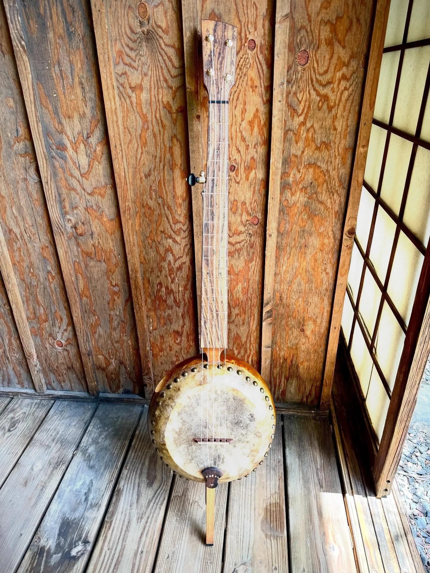 Here&rsquo;s the newest. I&rsquo;m pretty proud of myself with this one. It&rsquo;s been a while since I built a gourd banjo with frets, and it&rsquo;s almost strange to hear chords that are in tune.