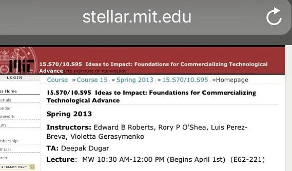 Course that I taught at MIT alongside Prof Rogers