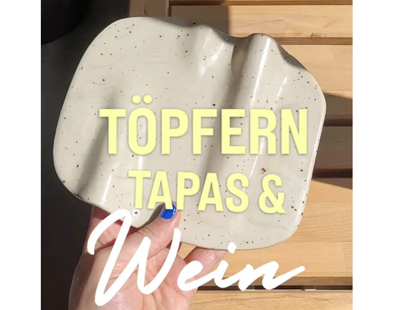 Töpfern, Tapas und Wein
