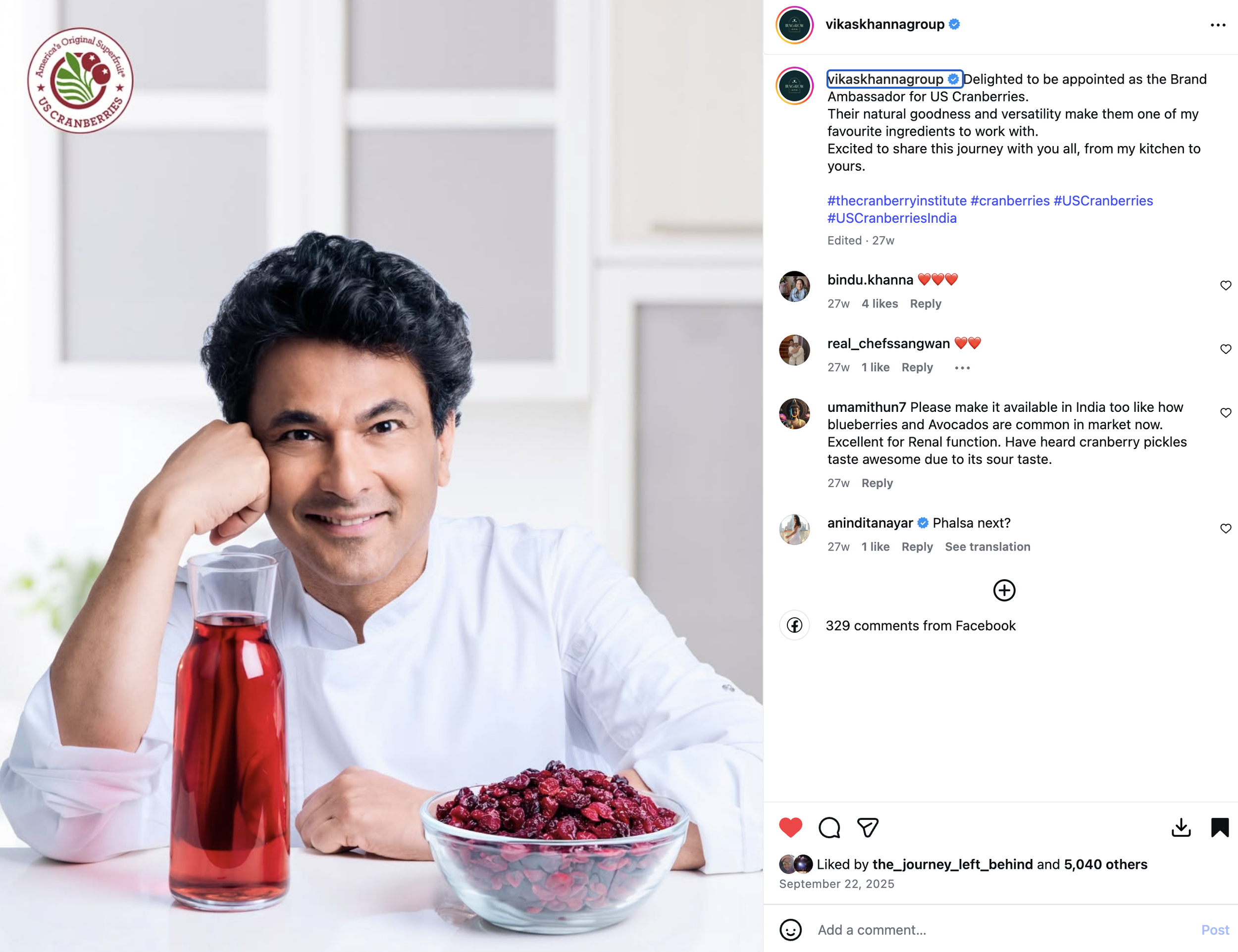 US Cranberries Ad Cmapign with Celebrity Chef Vikas Khanna_2.png
