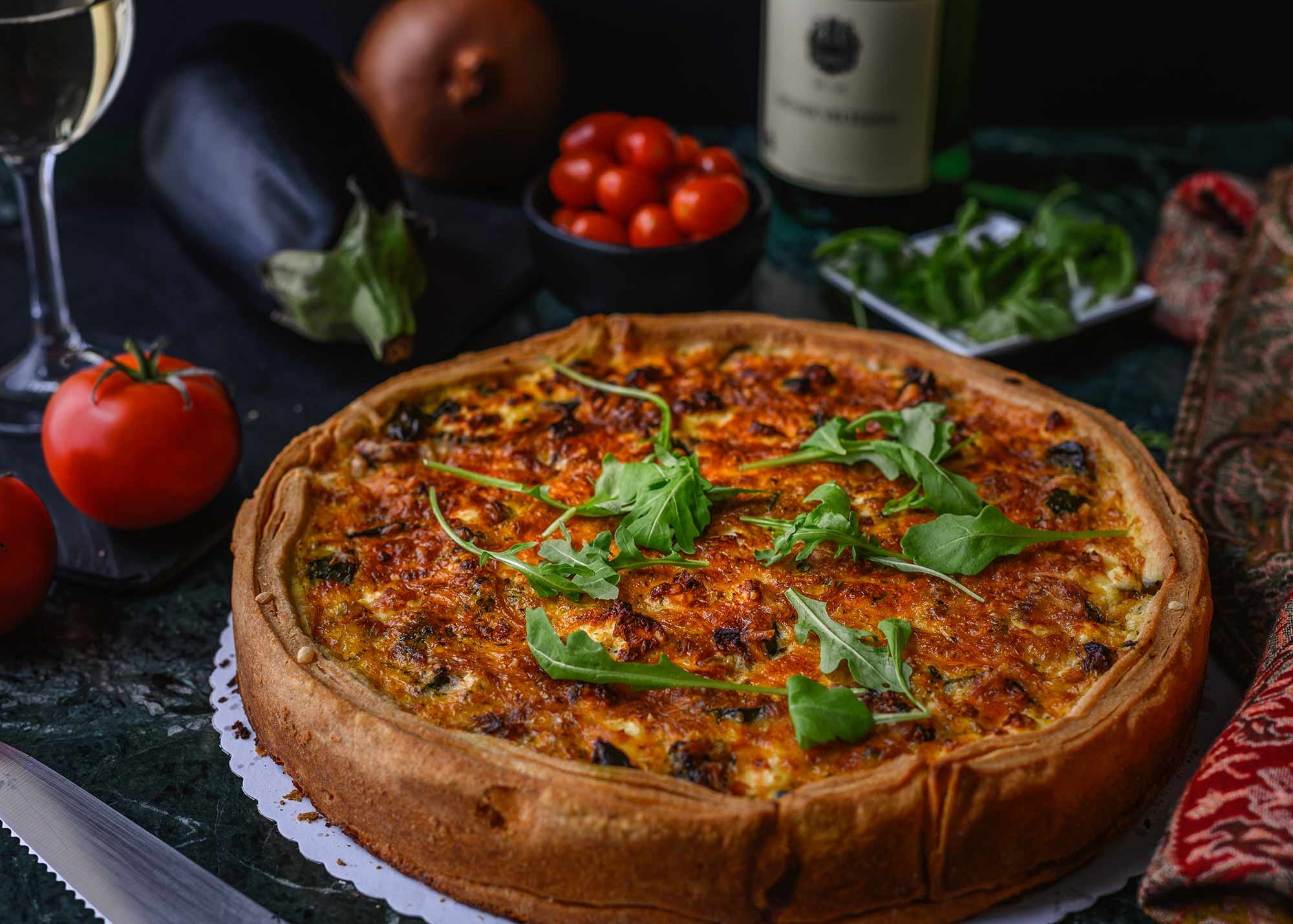 Quiche - Spinat-Fetakäse