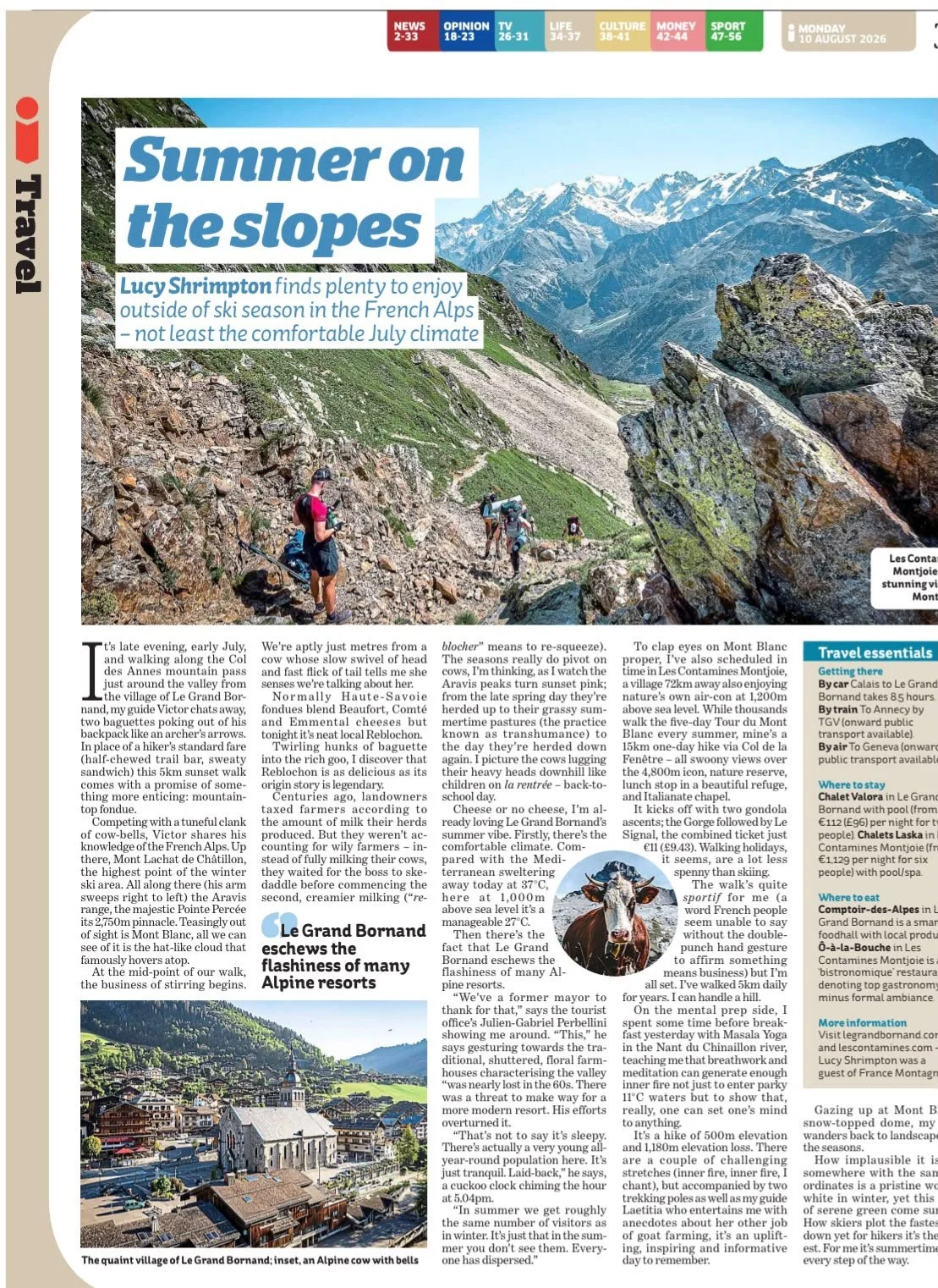 The highs &amp; highs of summer hiking the French Alps: the i