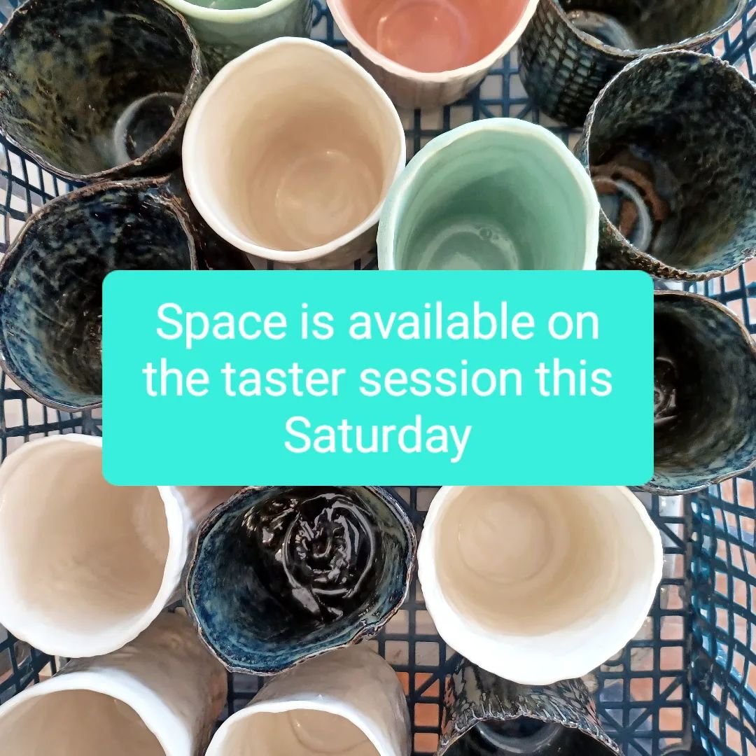 1 space has become available on the Wheel Throwing Taster Session this Saturday, 10-1pm, &pound;55.00
Everyone has their own wheel, and you will create 2-3 finished pieces.
Come enjoy a day by the beach, plenty of time to enjoy lunch after and a swim