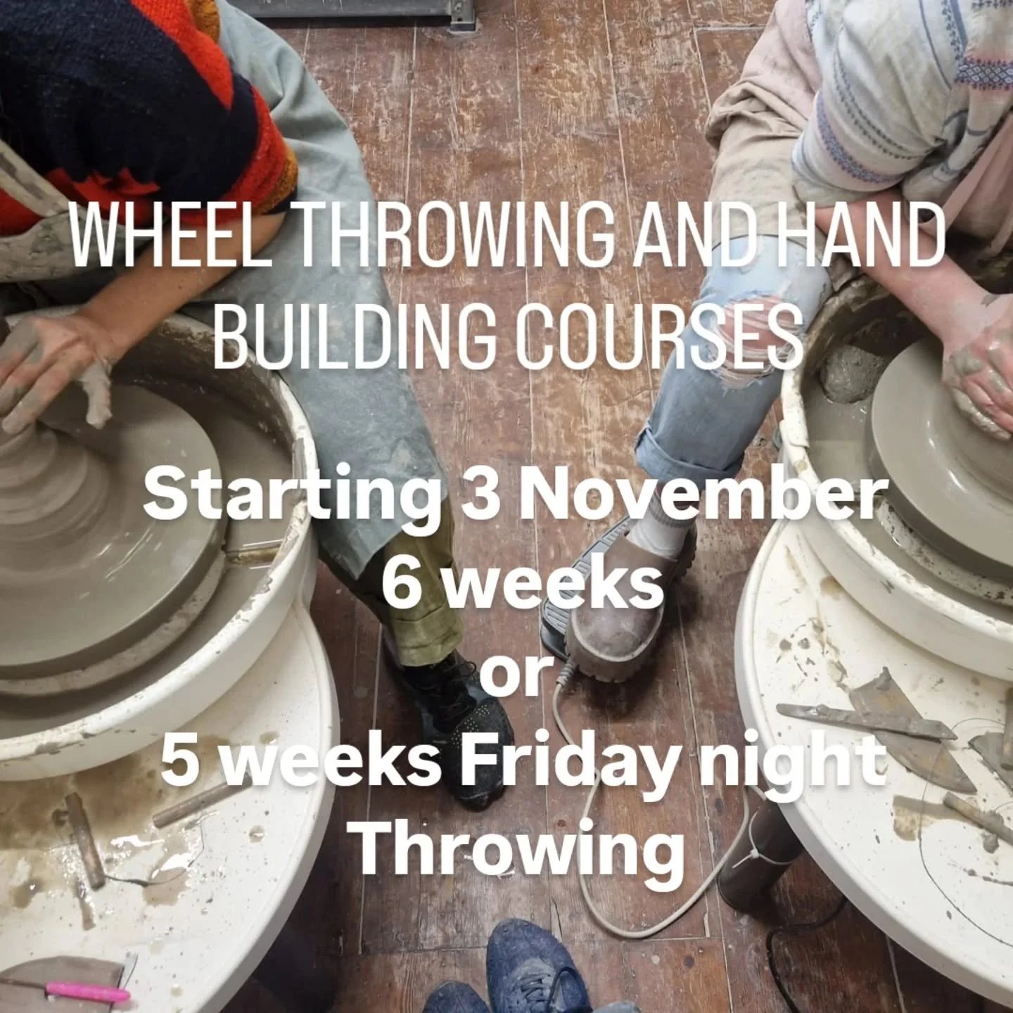 Booking for our autumn term courses 

*6 week hand building or wheel throwing

*6 week intermediate wheel throwing Fridays 10-1

*5 week wheel throwing Friday nights

Booking online, link in bio

#stleonardsceramics