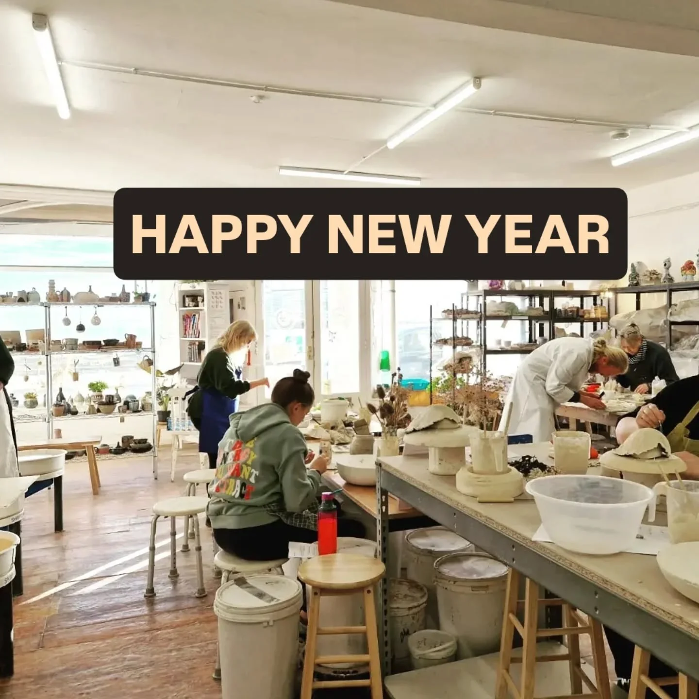 Happy New Year. 
Thank you to all of our teachers and studio assistants in making 2025 a great year. 
We look forward to seeing you all in 2026 for more muddy fun. 

In addition to our usual courses and tasters, we are introducing a new membership pl