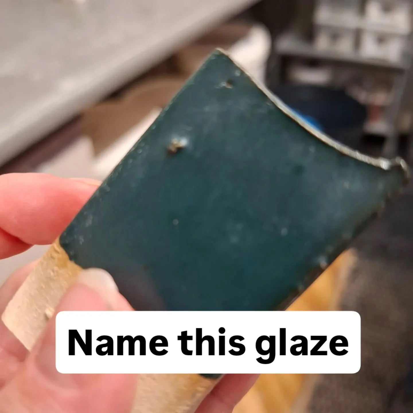 Jess, our new studio manager has made this new glaze. 

What should we call it? 

#stleonardsceramics #ceramics #glaze