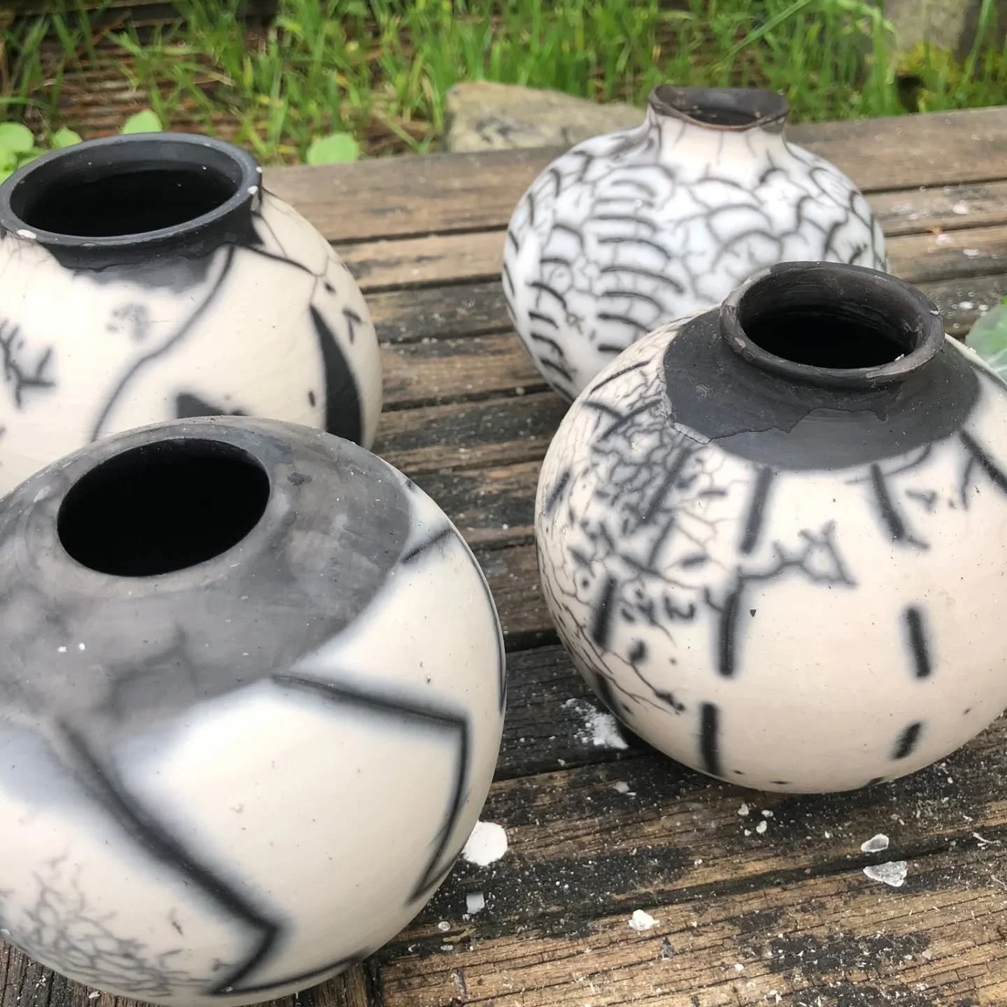 Some raku fun with our testing team. 

#stleonardsceramics
#rakufiring
#raku